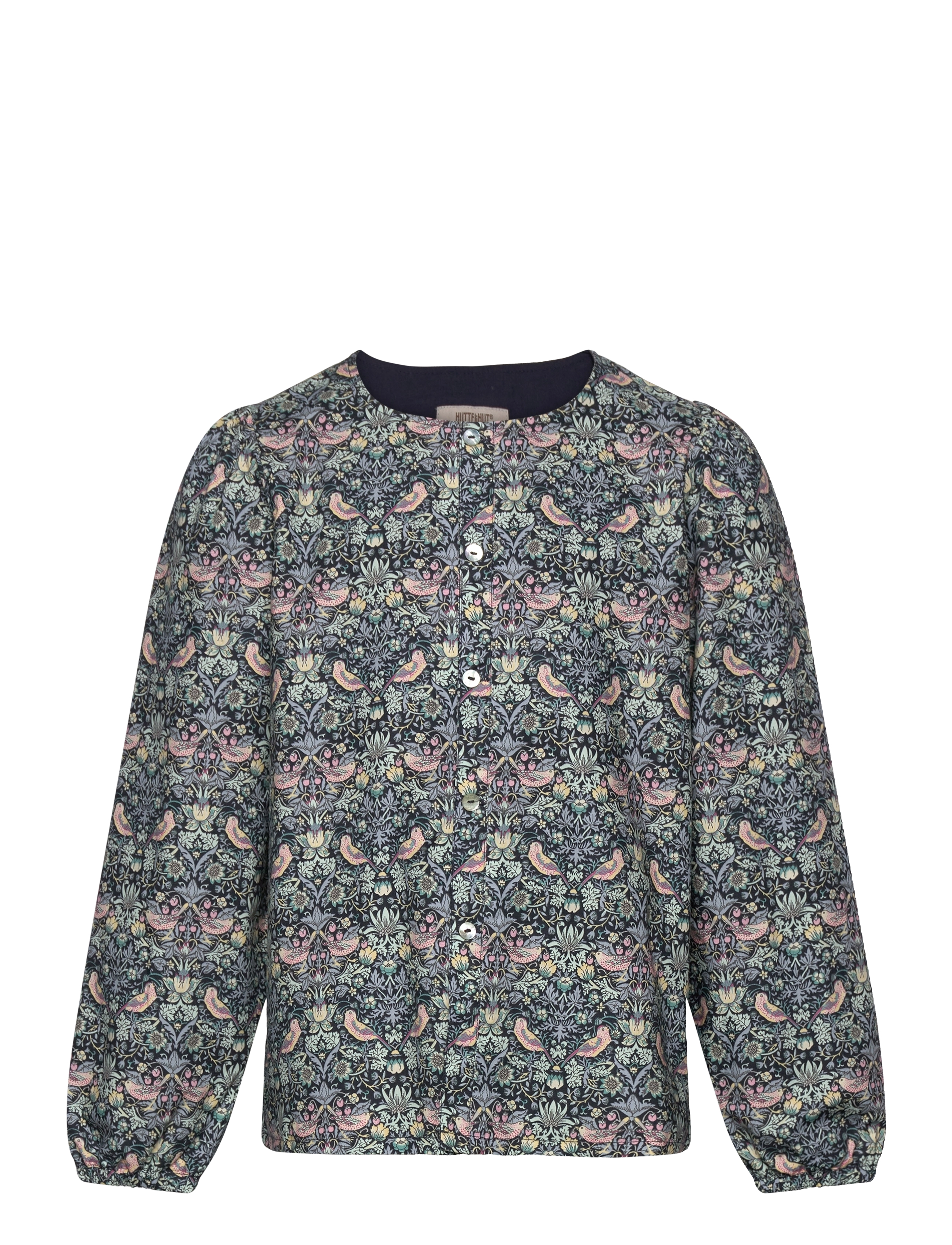 HUTTELIHUT Bluse In Liberty Fabric Navy - 104 - Kinder