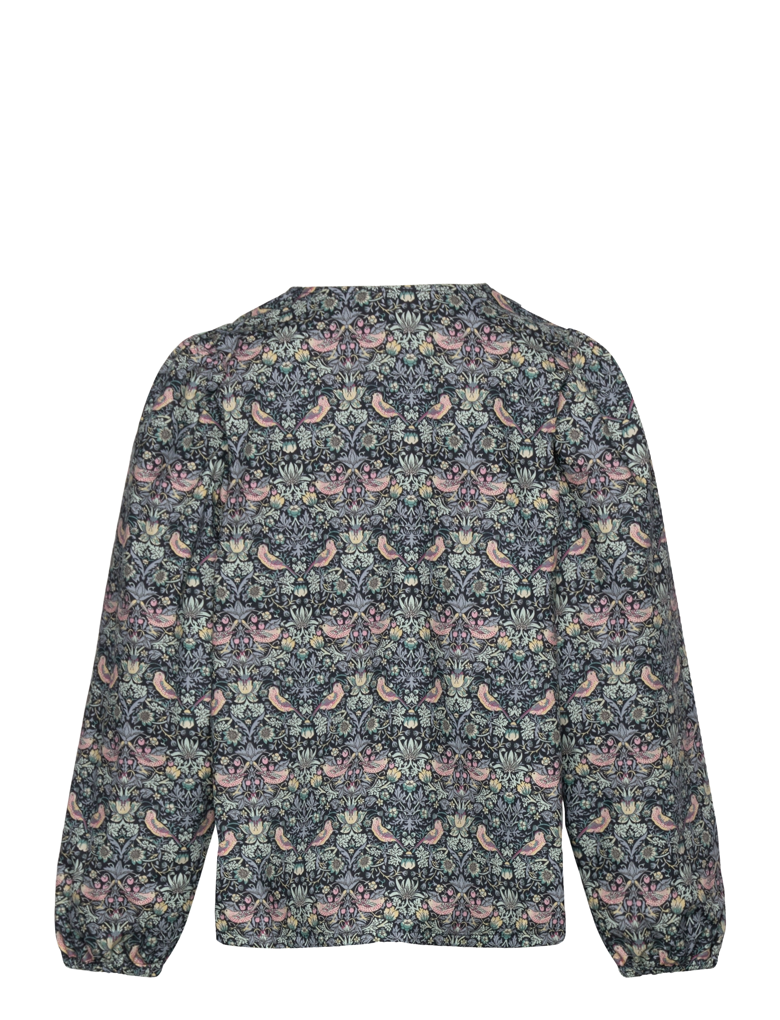 Huttelihut - Blouse in Liberty Fabric - blouses & tunieken - dark navy - 1