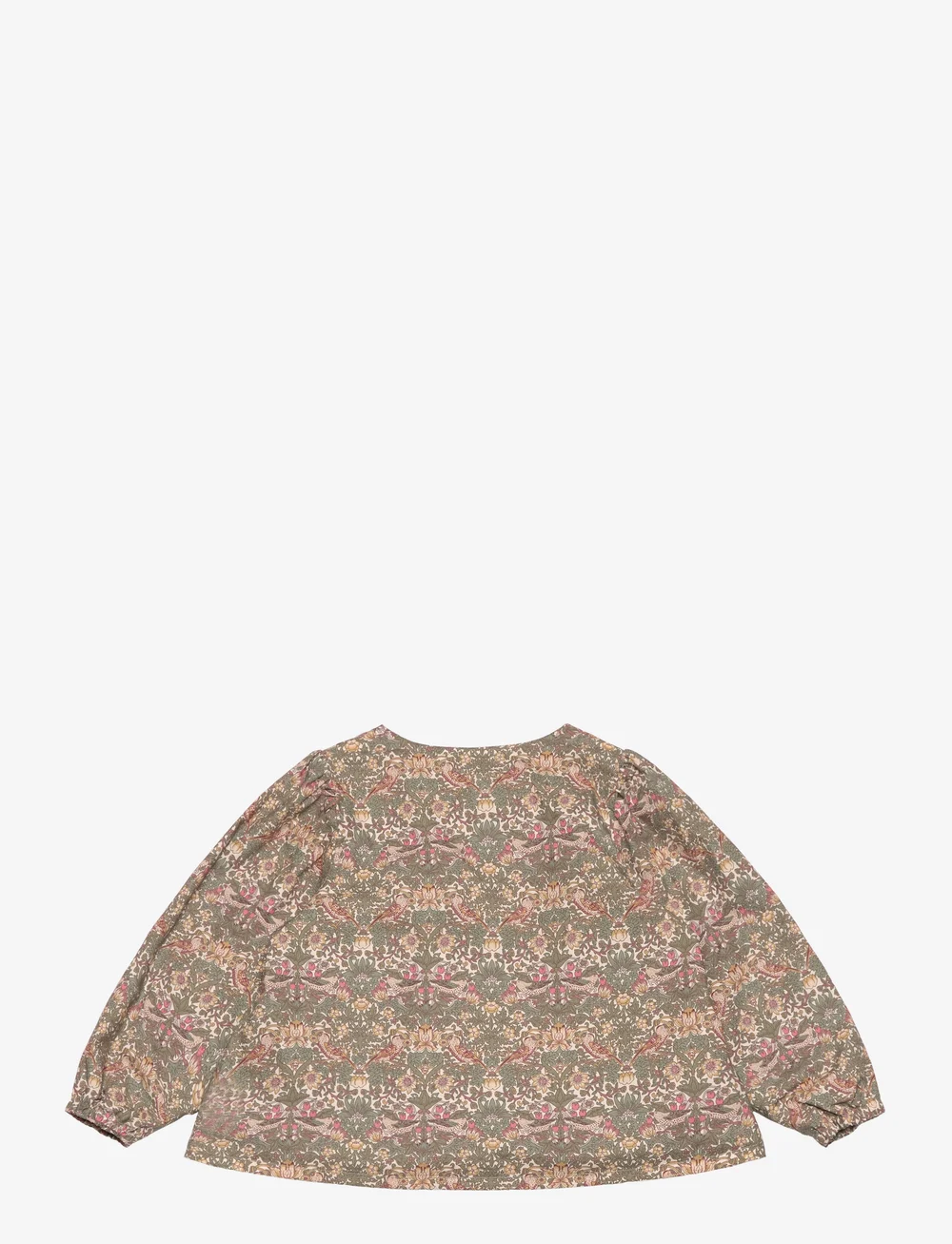 Huttelihut - Blouse in Liberty Fabric - bluser & tunikaer - deep lichen green - 1