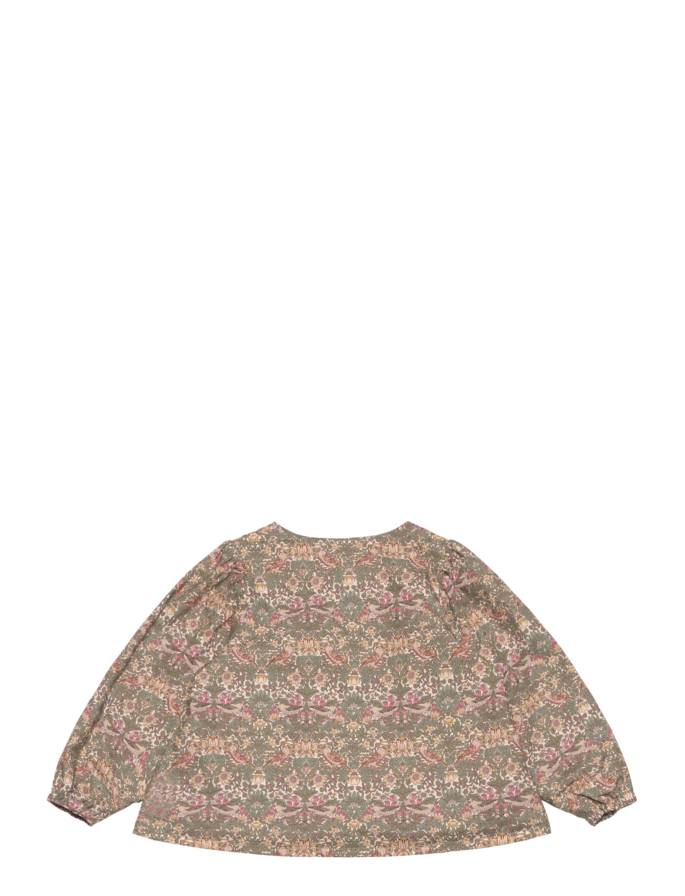 Huttelihut - Blouse in Liberty Fabric - blouses & tunics - deep lichen green - 1