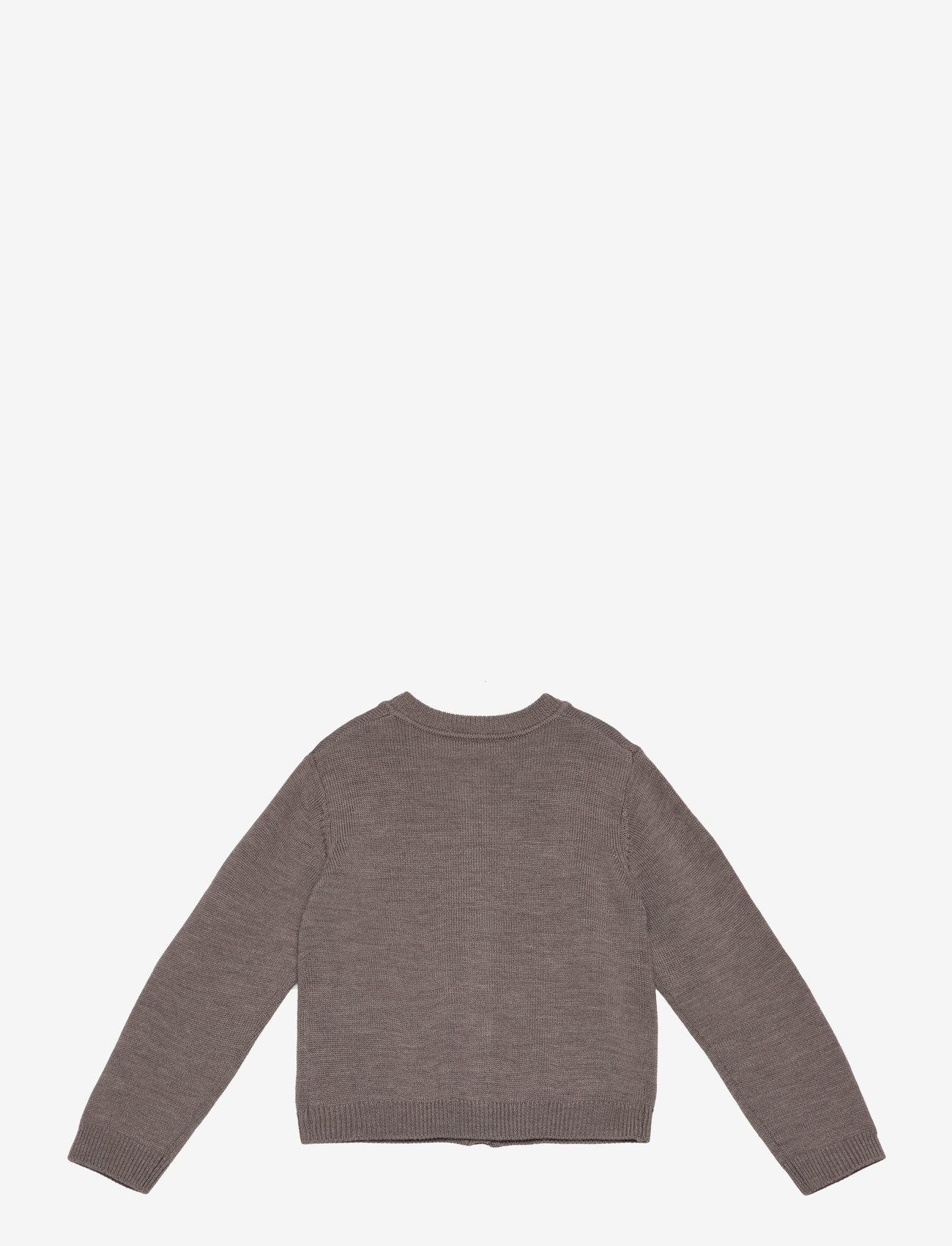 Huttelihut - Cardigan Wool Knit - brown melange - 1