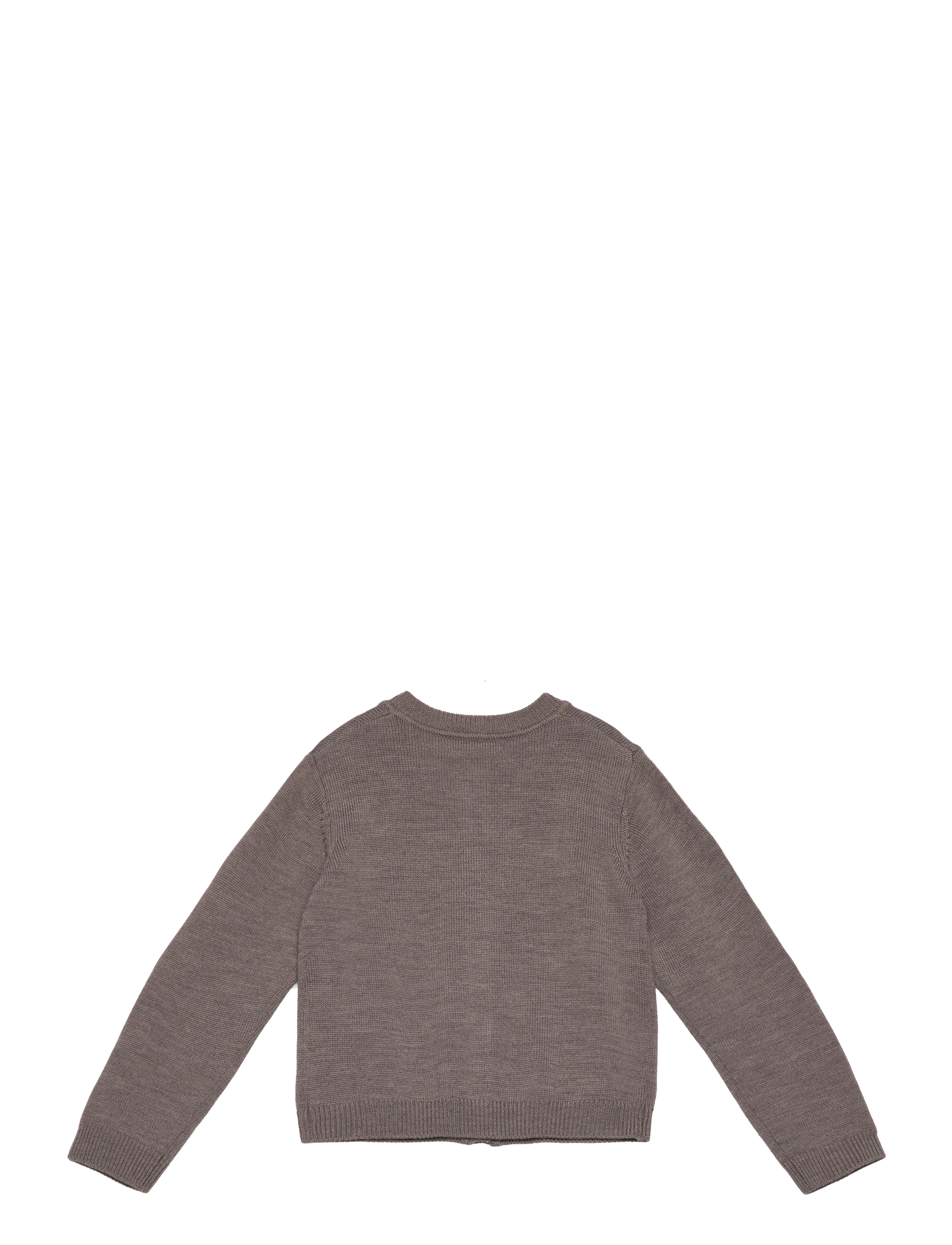 Huttelihut - Cardigan Wool Knit - brown melange - 1