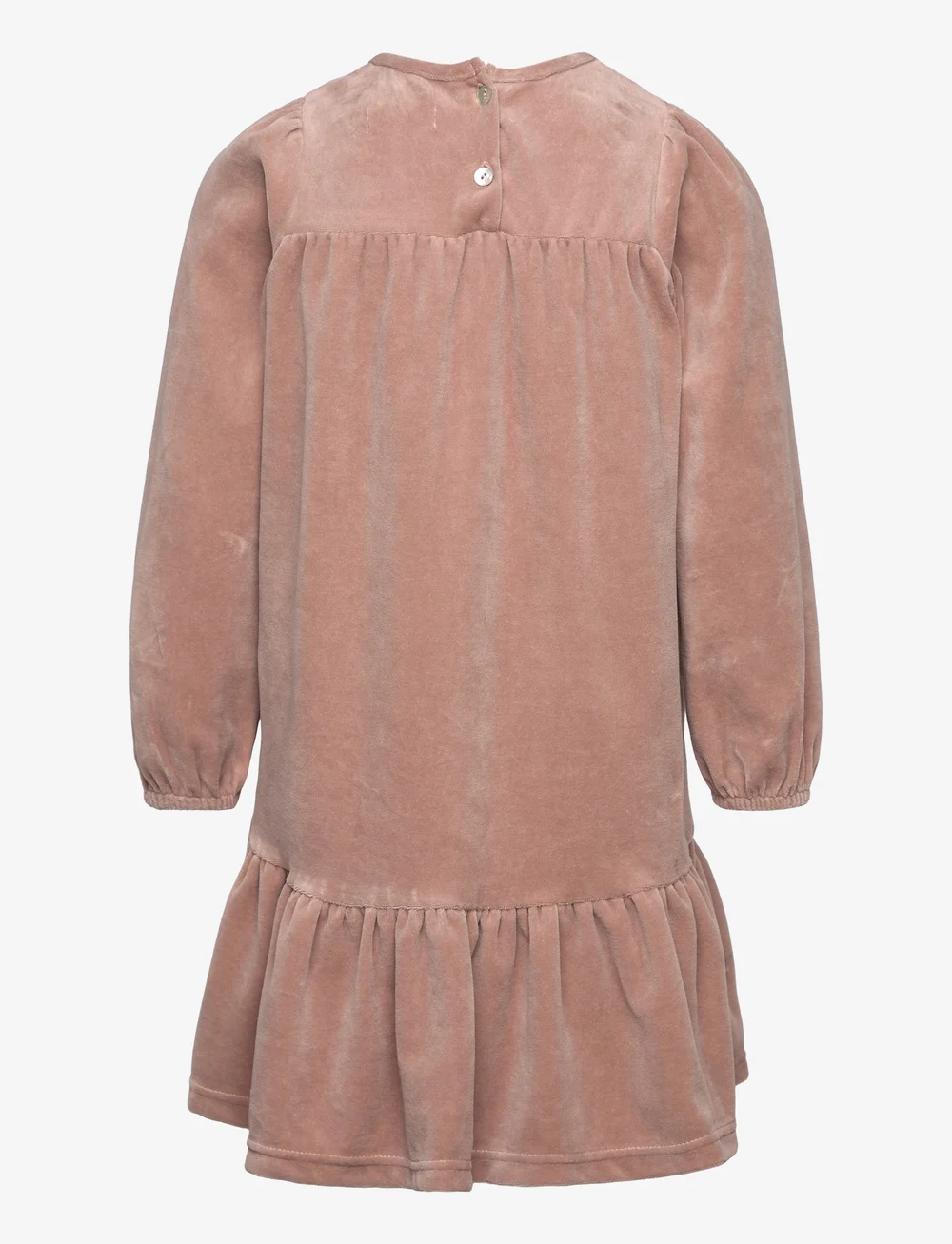 Huttelihut - Dress Velour - langärmelige freizeitkleider - fawn - 1
