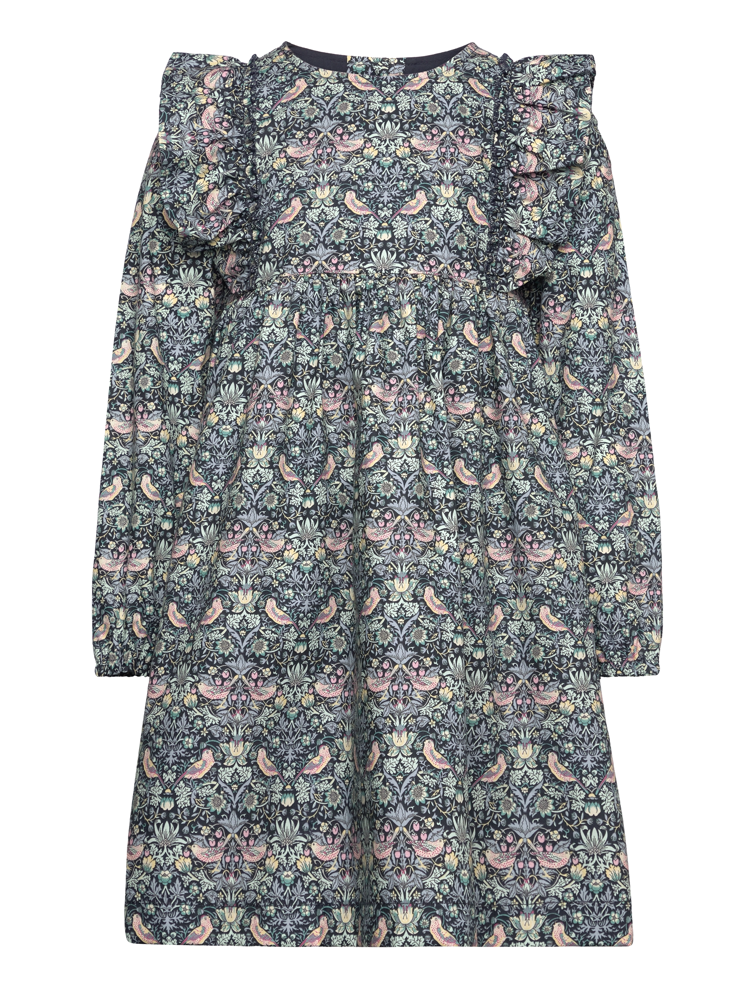 HUTTELIHUT Kleid In Liberty Fabric Navy - 104 - Kinder