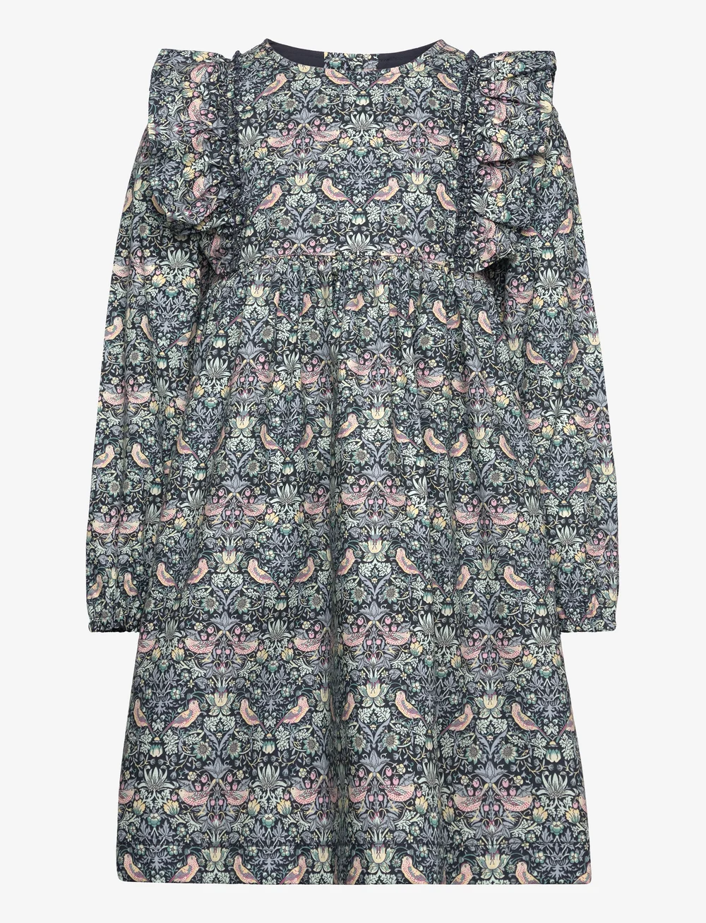 Huttelihut - Dress in Liberty Fabric - festkjoler - dark navy - 0