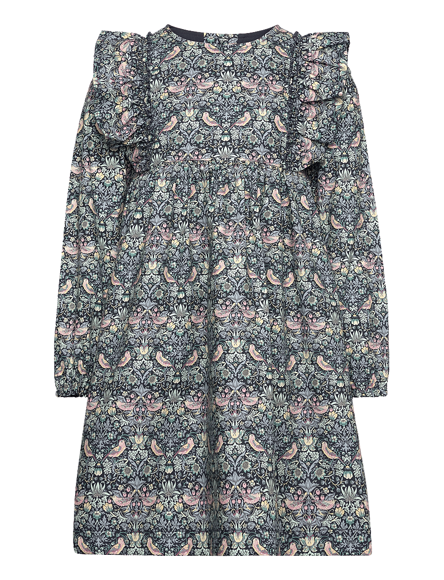 Huttelihut - Dress in Liberty Fabric - partykleider - dark navy - 0
