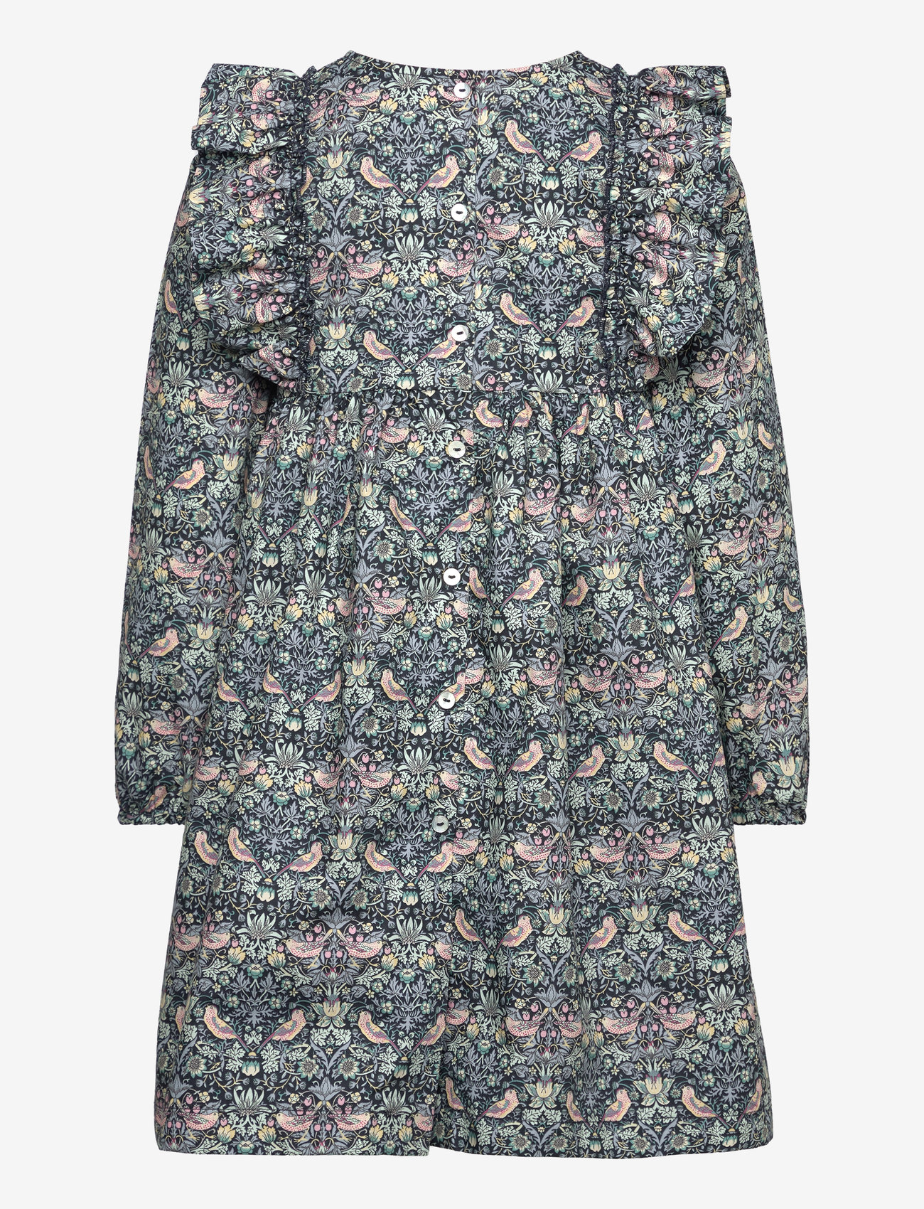Huttelihut - Dress in Liberty Fabric - festklänningar - dark navy - 1