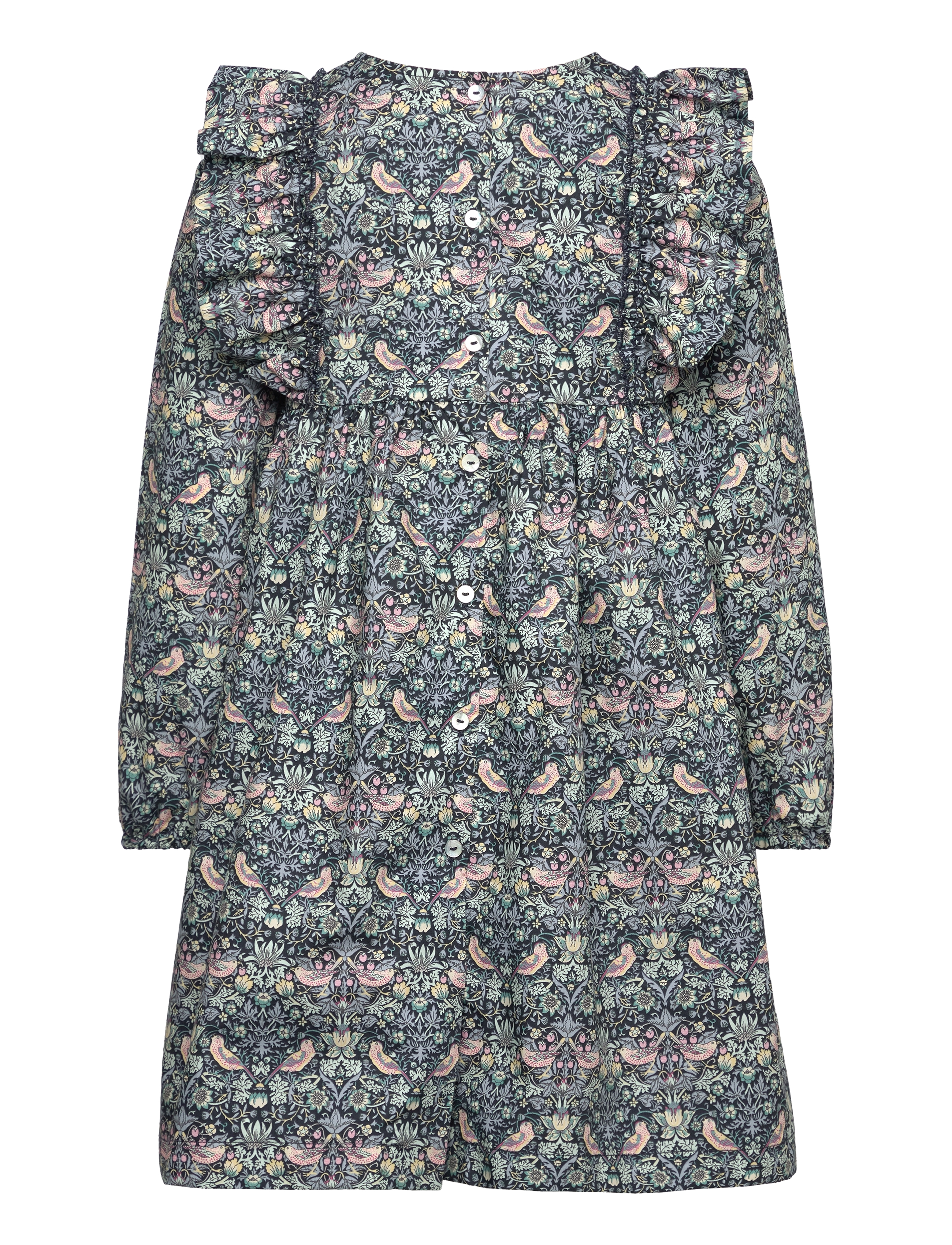 Huttelihut - Dress in Liberty Fabric - festkjoler - dark navy - 1