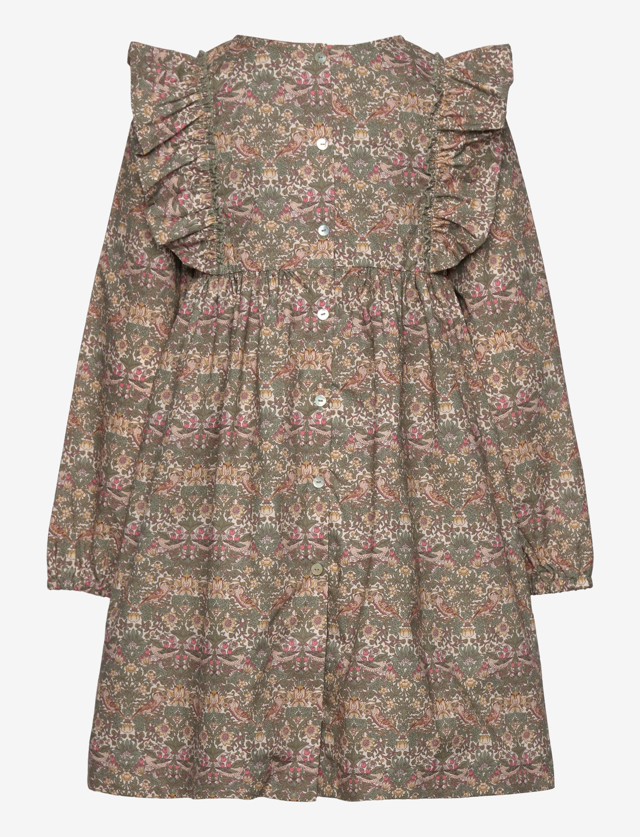 Huttelihut - Dress in Liberty Fabric - partykleider - deep lichen green - 1