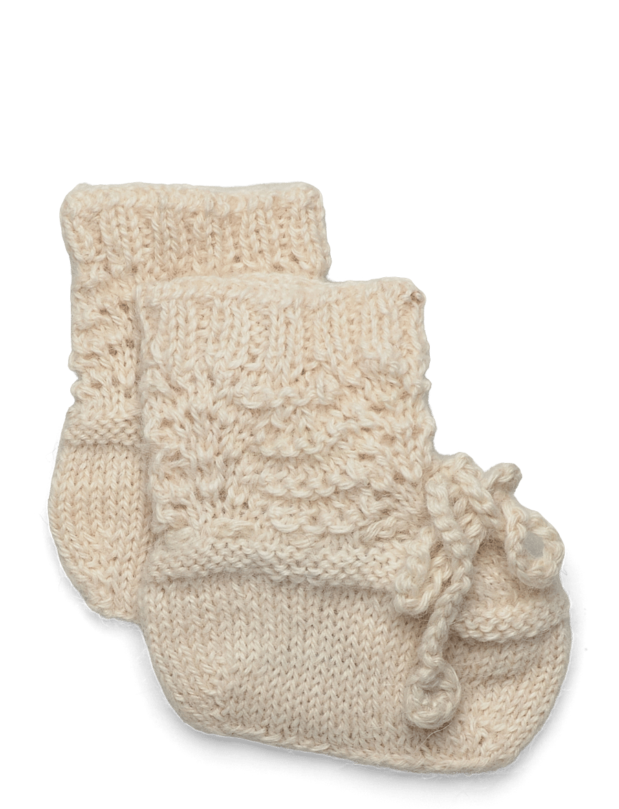 Huttelihut - Footies Alpaca Wool Knit - off-white - 0