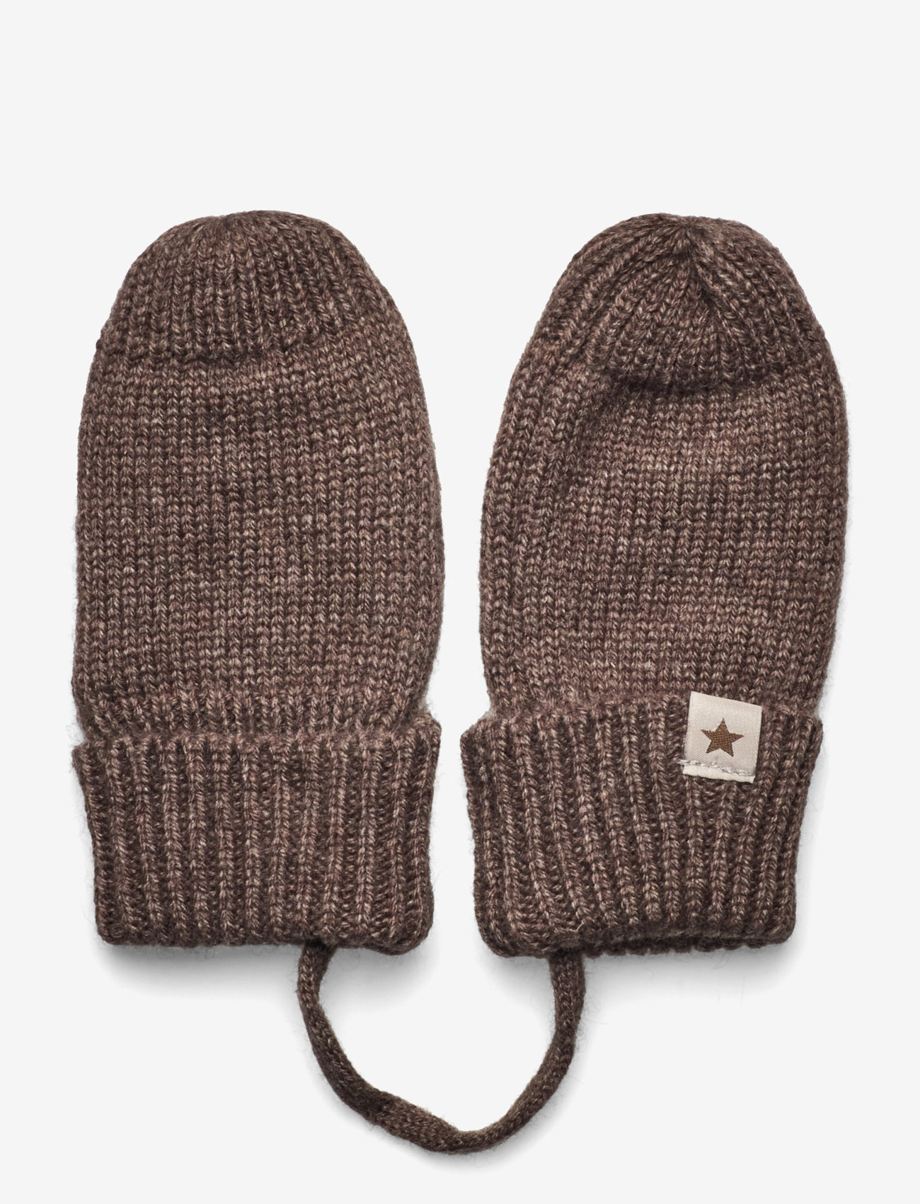 Huttelihut - Mittens Wool Knit - morel - 0
