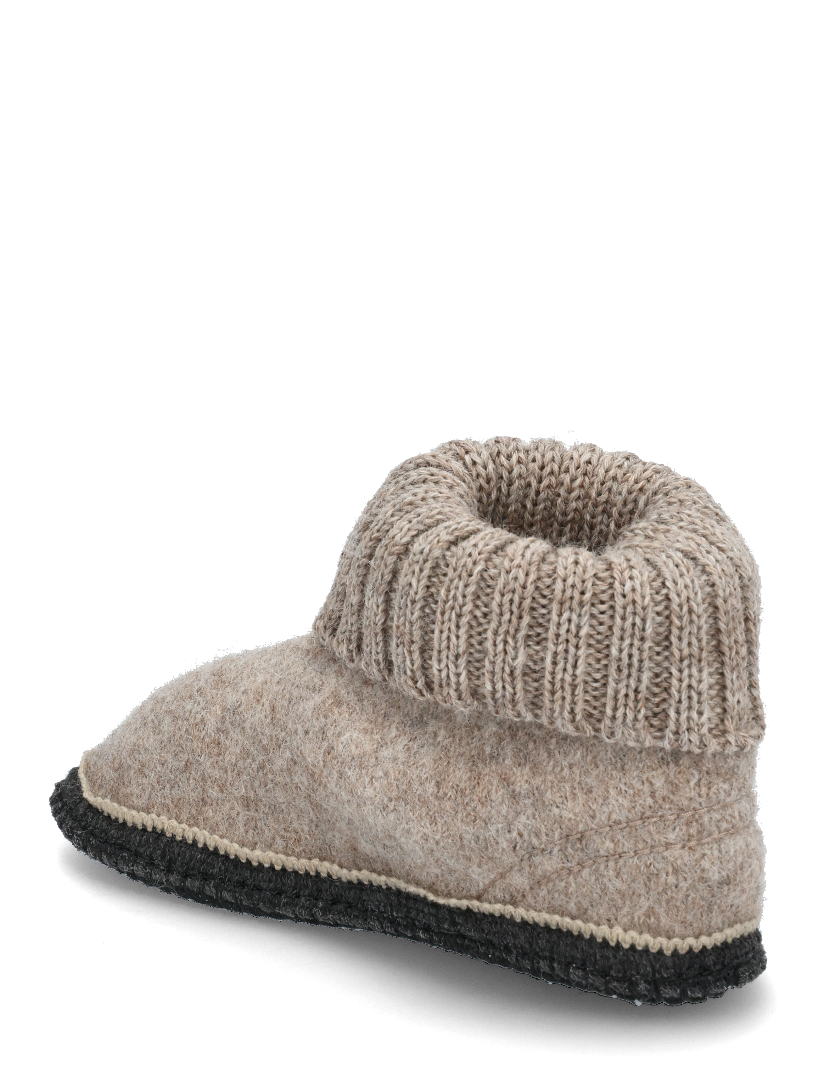 Huttelihut - Slippers Wool - camel melange - 2