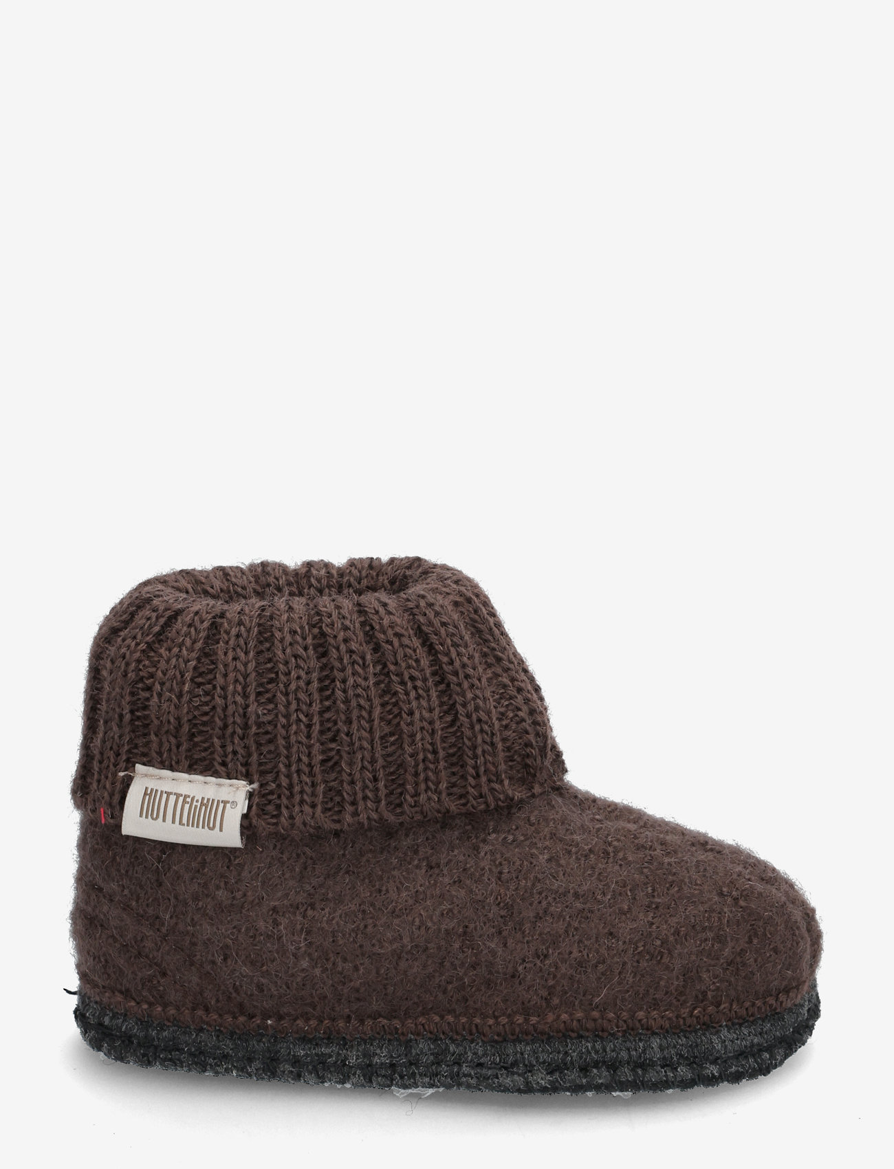 Huttelihut - Slippers Wool - coffee bean - 1