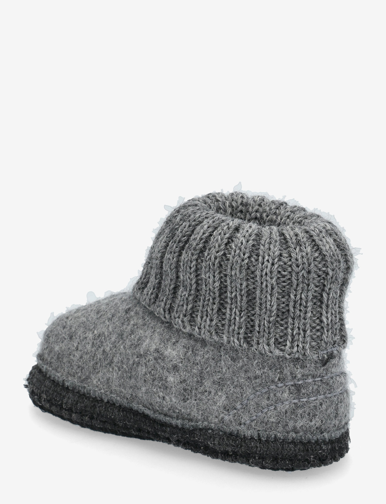 Huttelihut - Slippers Wool - medium grey melange - 2