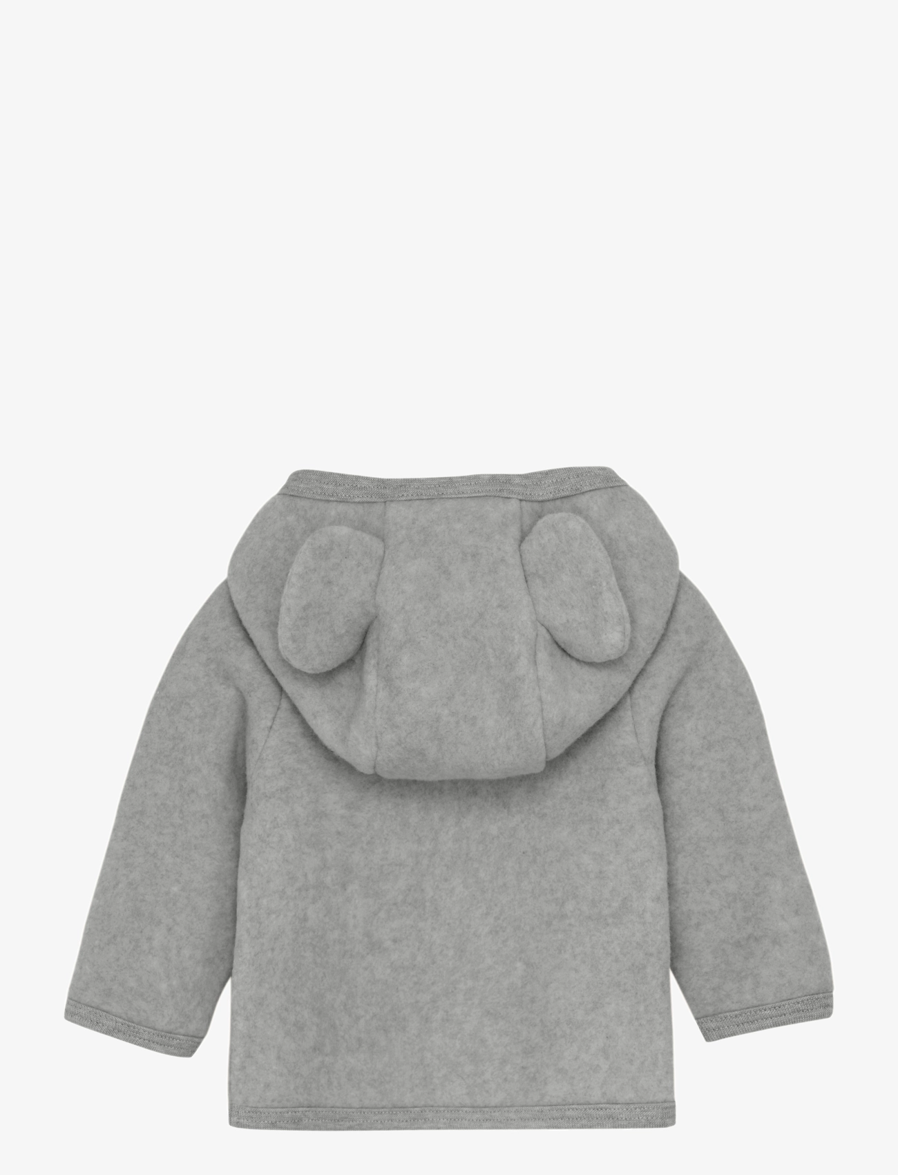 Huttelihut - Jacket Ears Cotton Fleece - light grey melange - 1