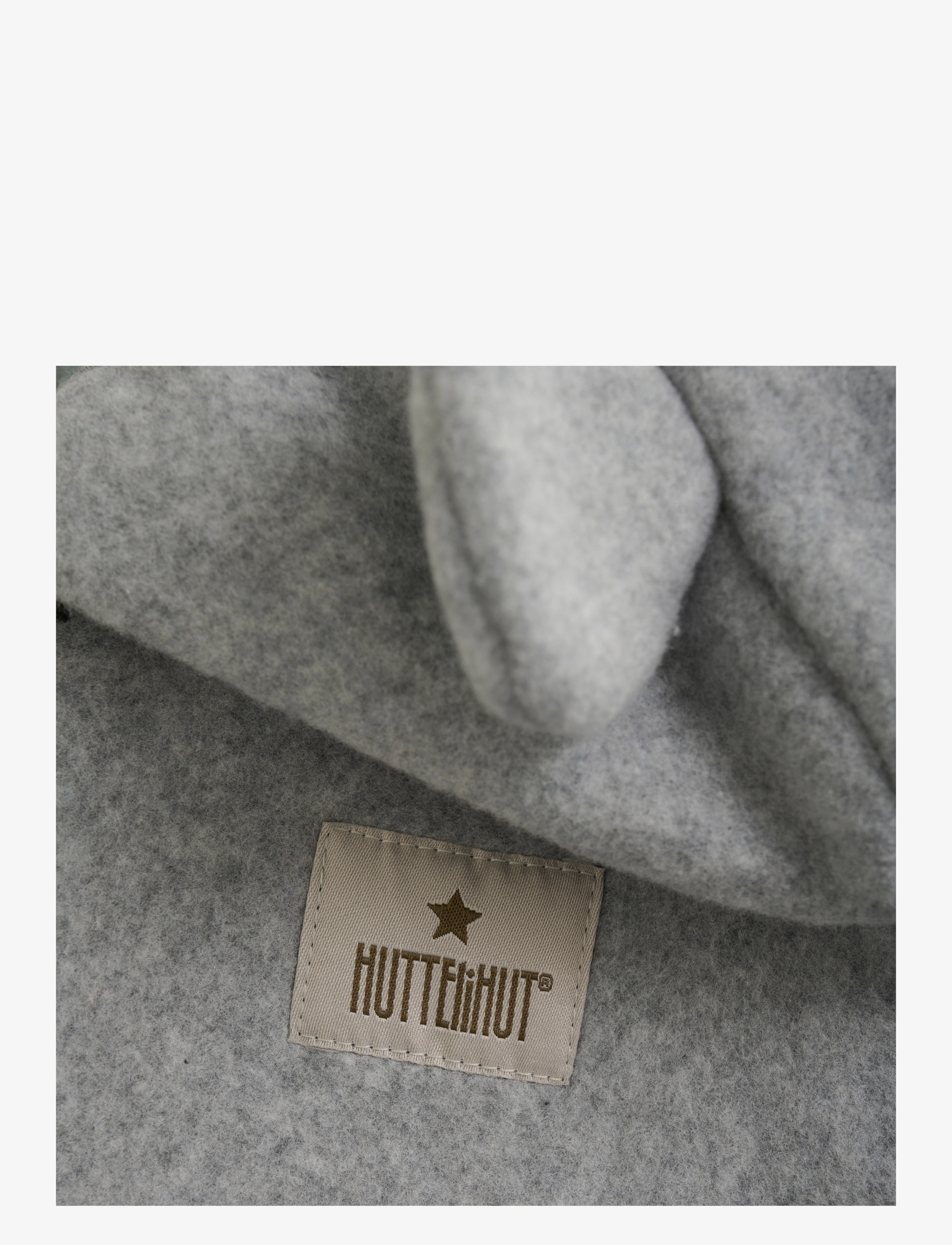 Huttelihut - Jacket Ears Cotton Fleece - light grey melange - 2
