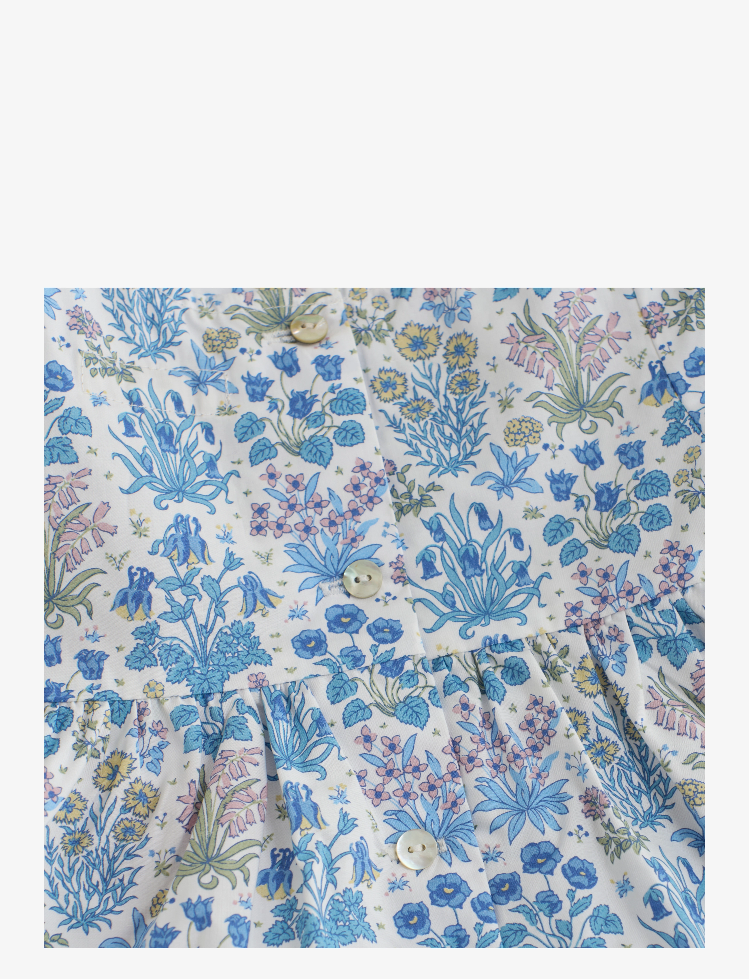 Huttelihut - Dress SS in Liberty Fabric - soft chambray - 2