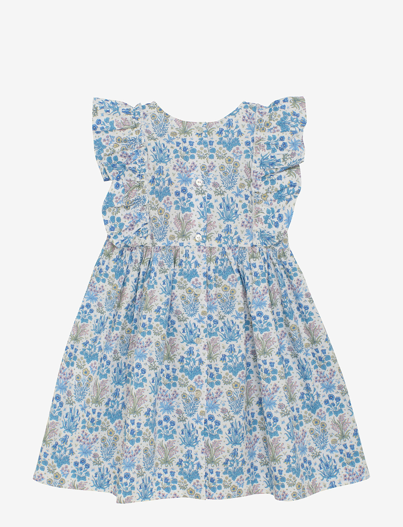 Huttelihut - Dress SS in Liberty Fabric - Ärmlösa vardagsklänningar - soft chambray - 1