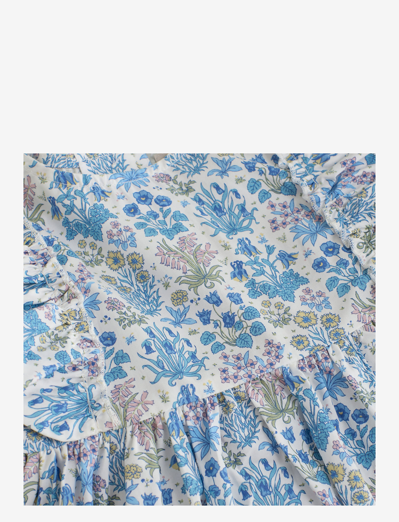 Huttelihut - Dress SS in Liberty Fabric - Ärmlösa vardagsklänningar - soft chambray - 2