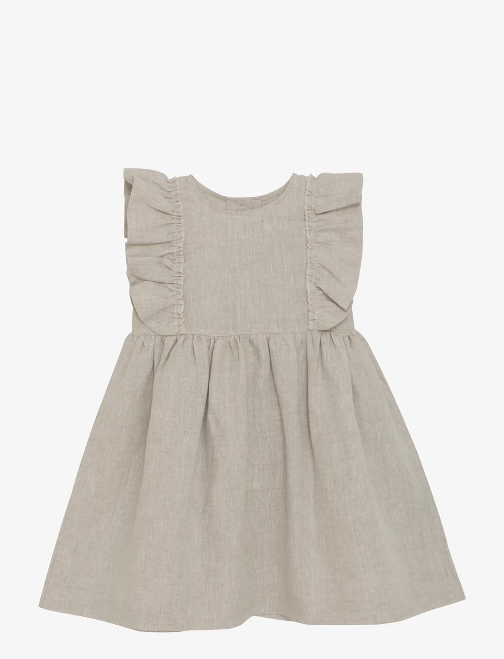 Huttelihut - Dress SS Linen - Ärmellose freizeitkleider - antique white - 1