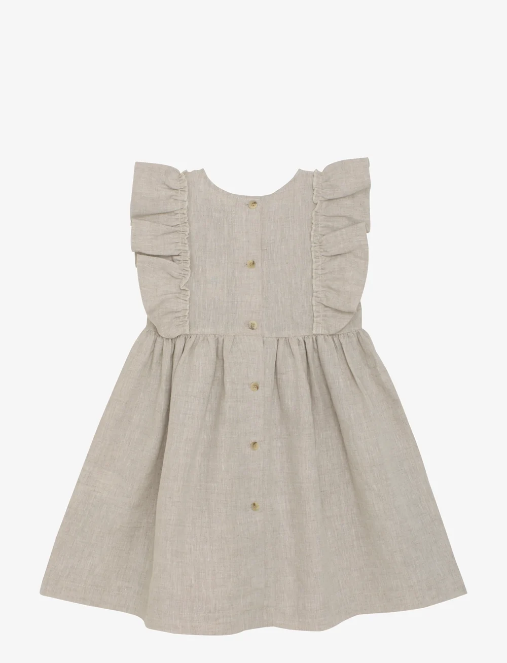 Huttelihut - Dress SS Linen - Ärmellose freizeitkleider - antique white - 2