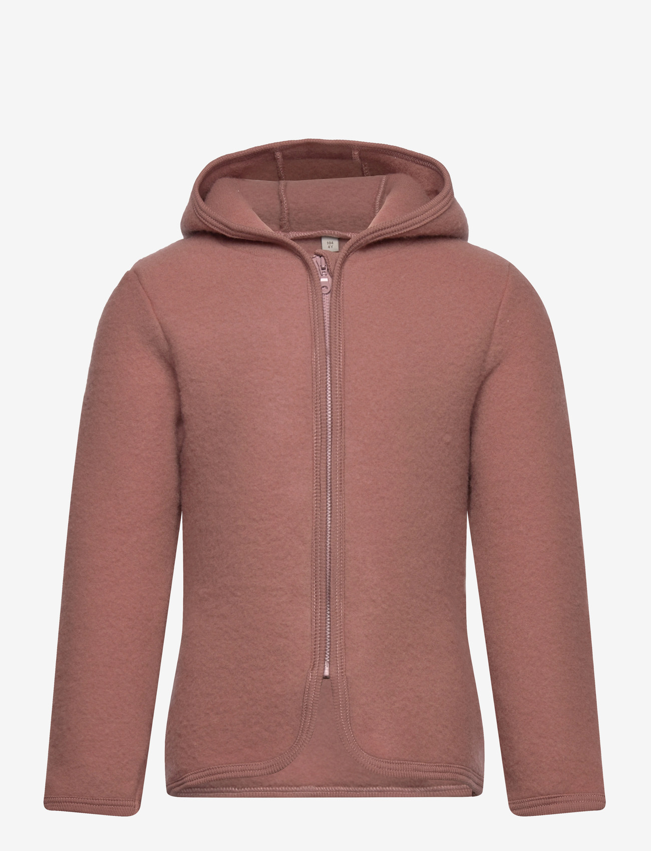 Huttelihut - Jacket Wool Fleece - sügisjakid - burlwood - 0