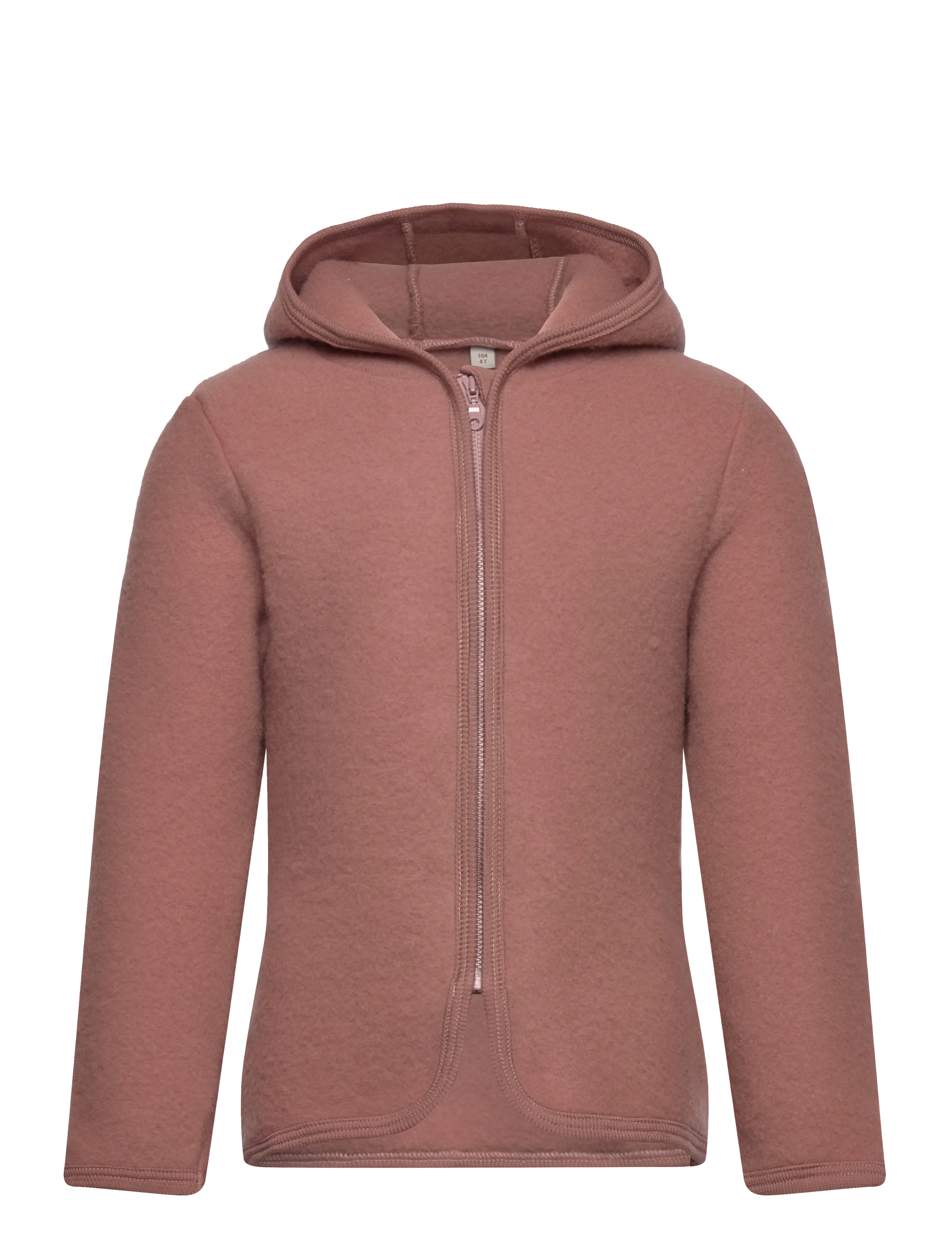 Huttelihut Jacket Wool Fleece - Fliisjakid - BURLWOOD / pink/rose