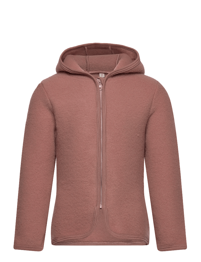 Huttelihut - Jacket Wool Fleece - fleecejacken - burlwood - 0