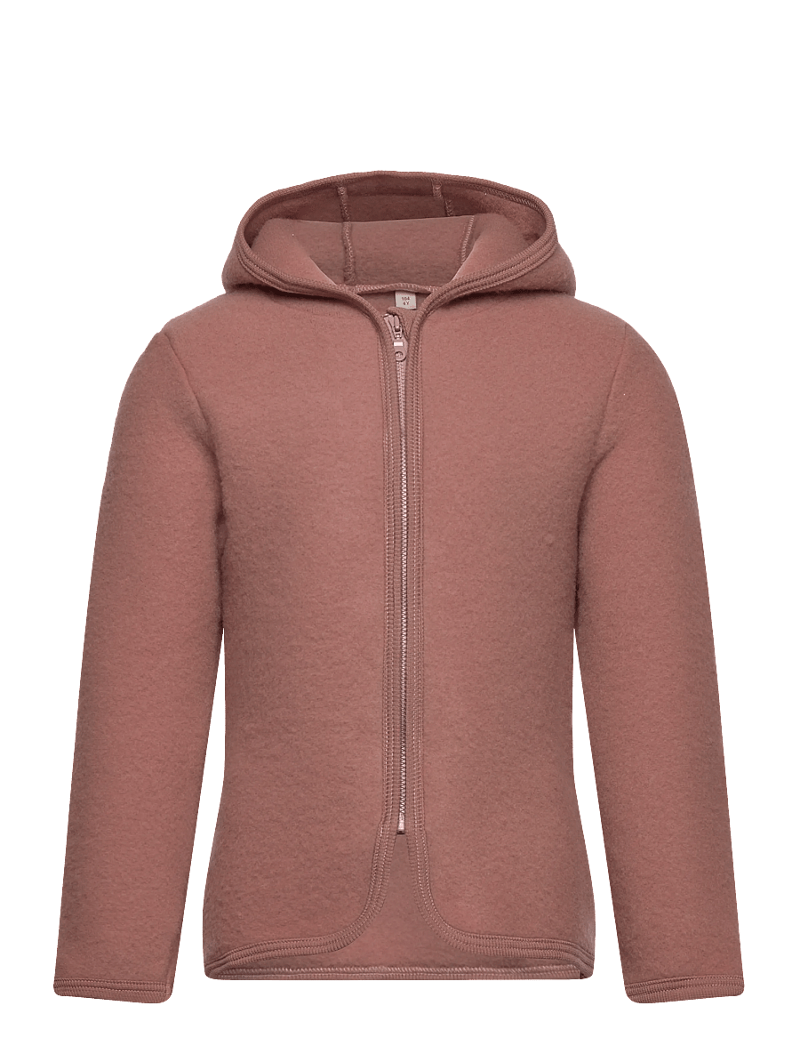 Huttelihut - Jacket Wool Fleece - fleecejacken - burlwood - 0