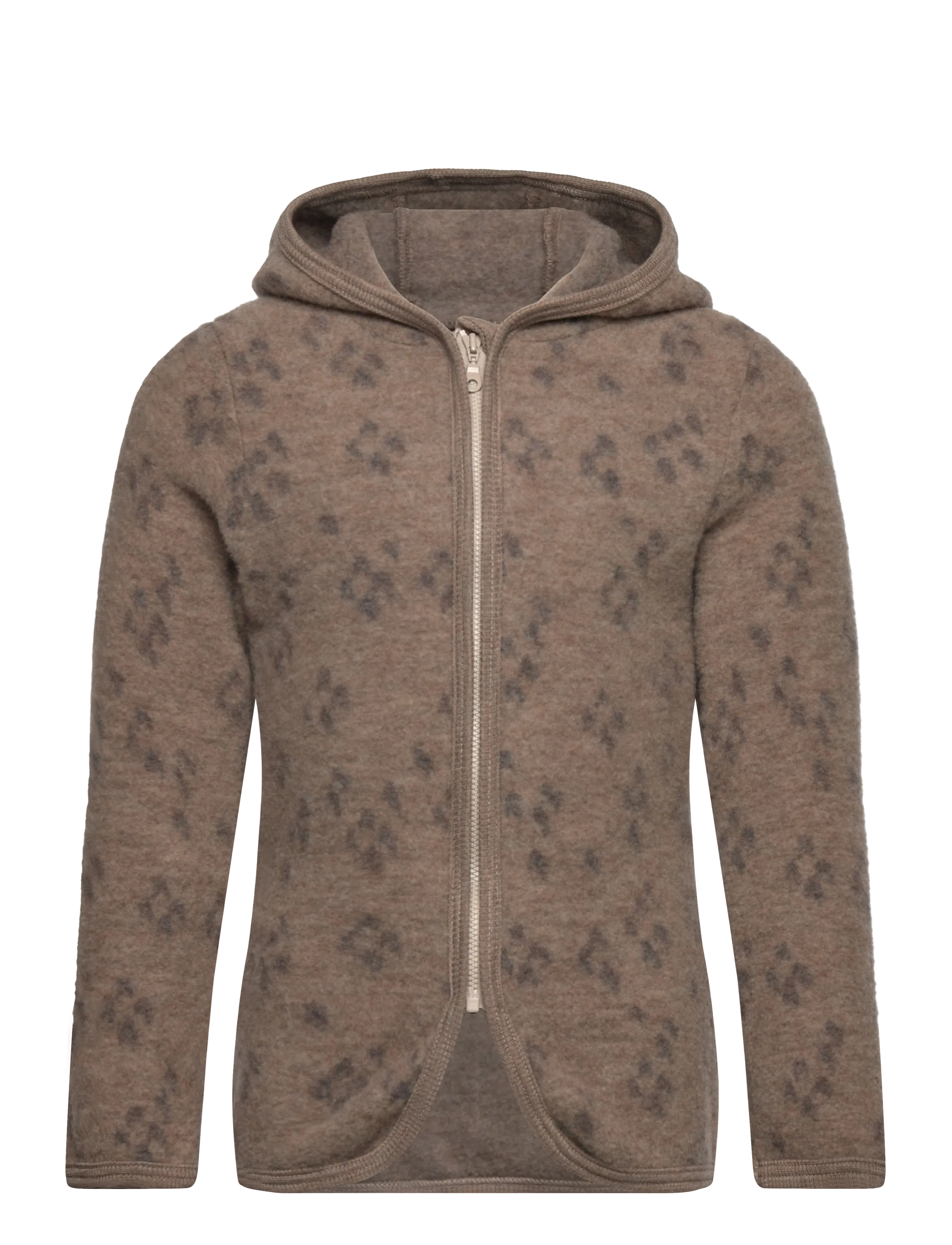 Huttelihut Jacket Wool Fleece - Fleecejakker - ETHEREA / brown