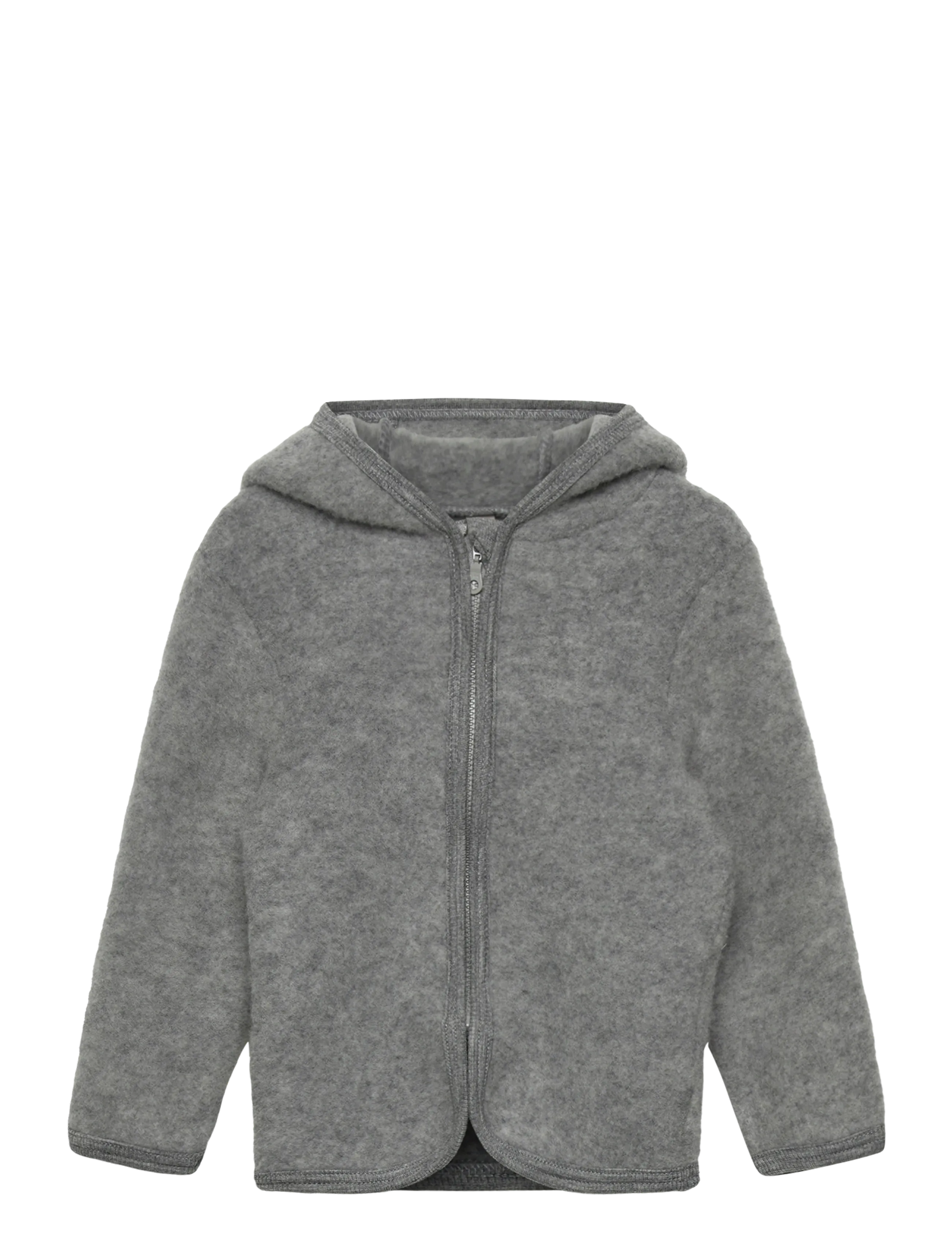 Jacket Wool Fleece - MEDIUM GREY MELANGE
