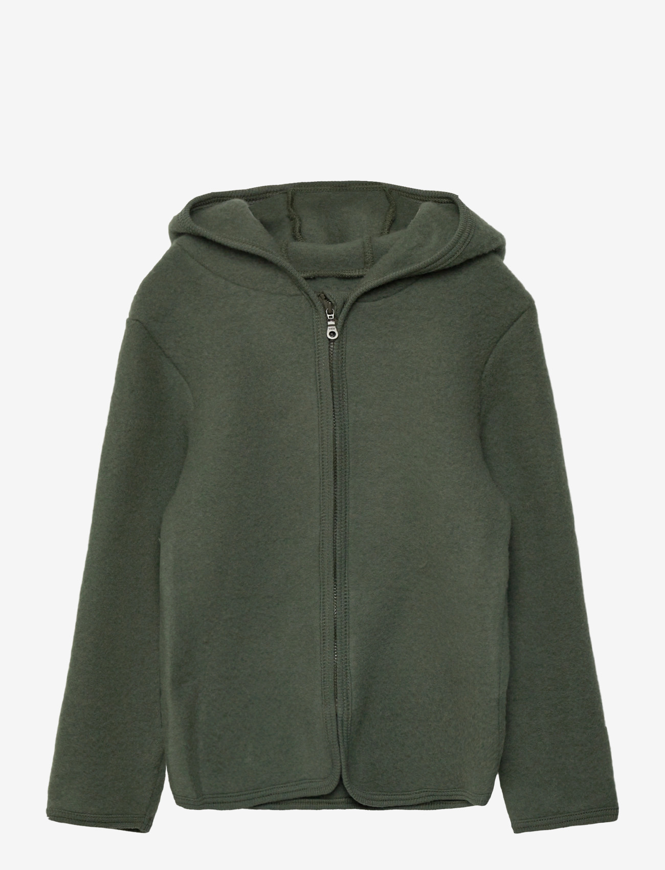 Huttelihut - Jacket Ears Wool Fleece - beetle - 0