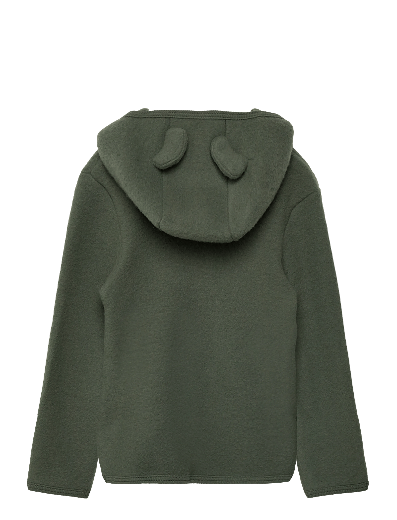 Huttelihut - Jacket Ears Wool Fleece - beetle - 1