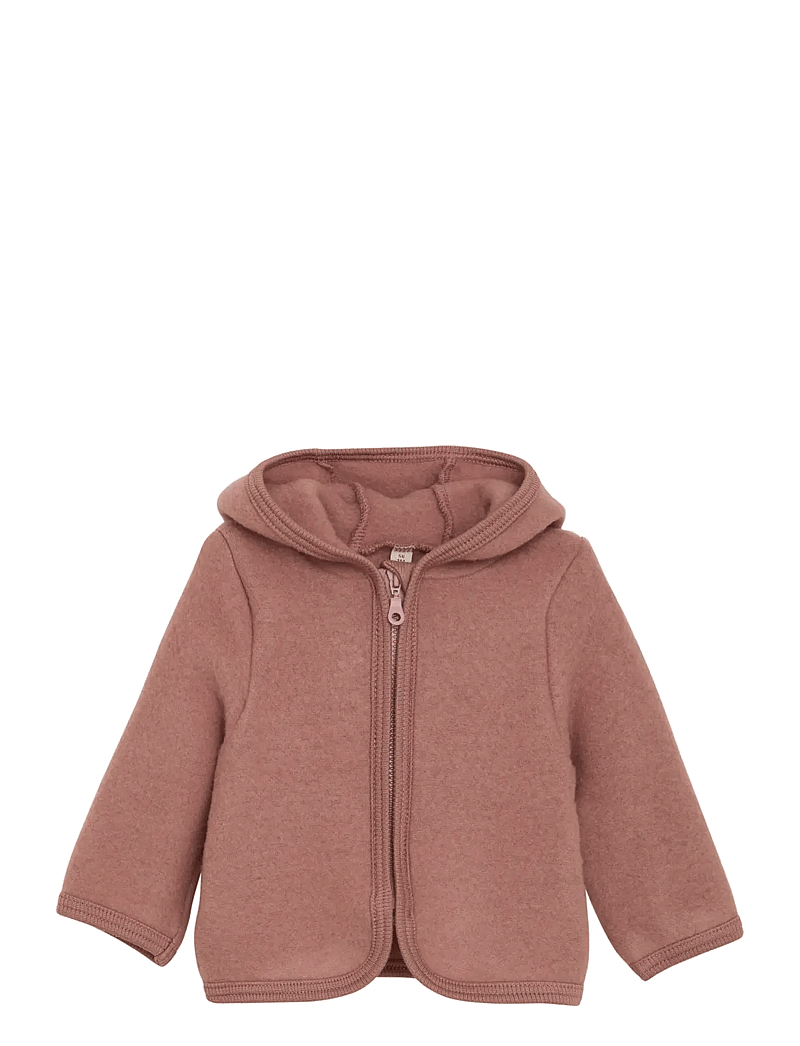 Huttelihut - Jacket Ears Wool Fleece - burlwood - 0