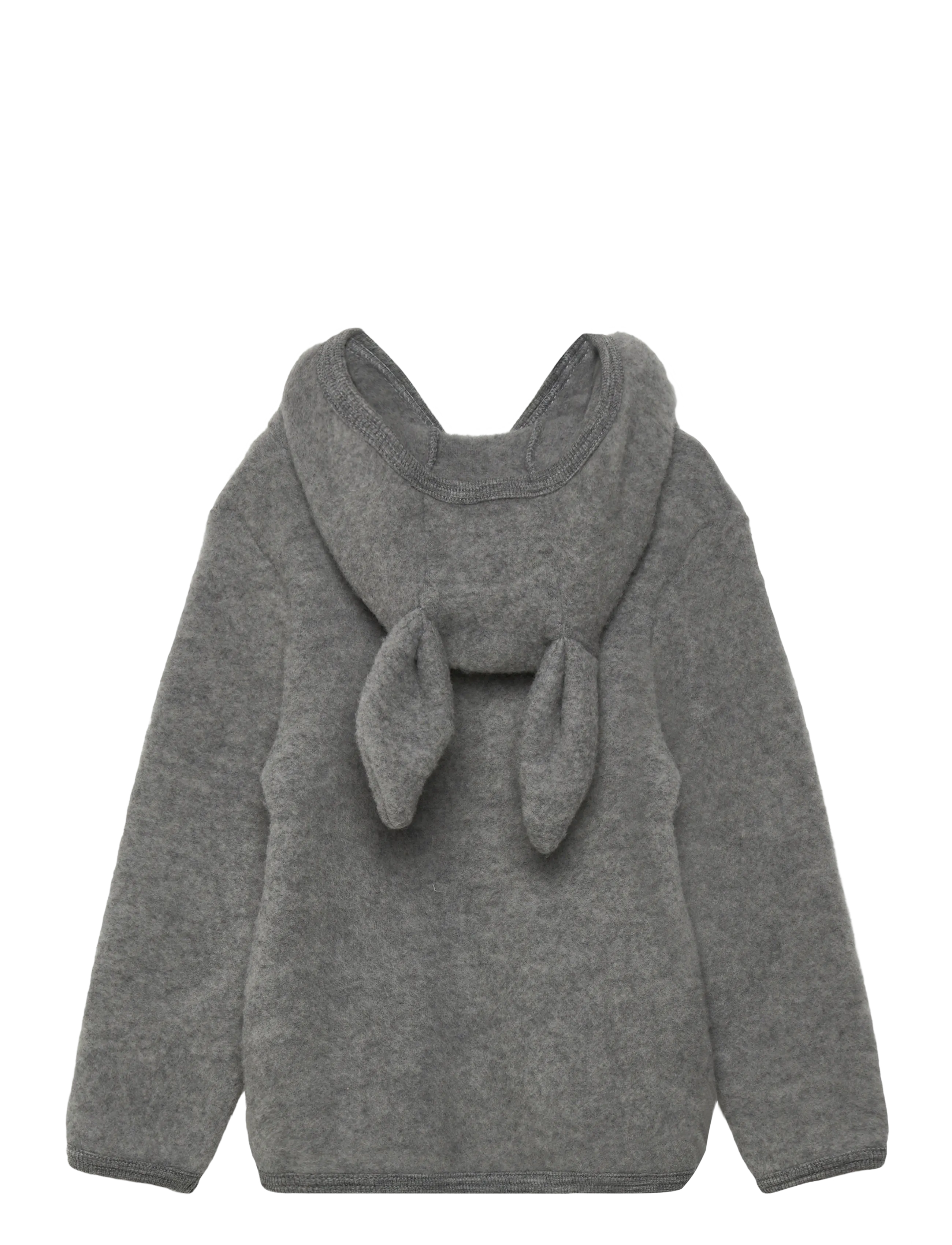 Huttelihut - Jacket Ears Wool Fleece - medium grey melange - 1