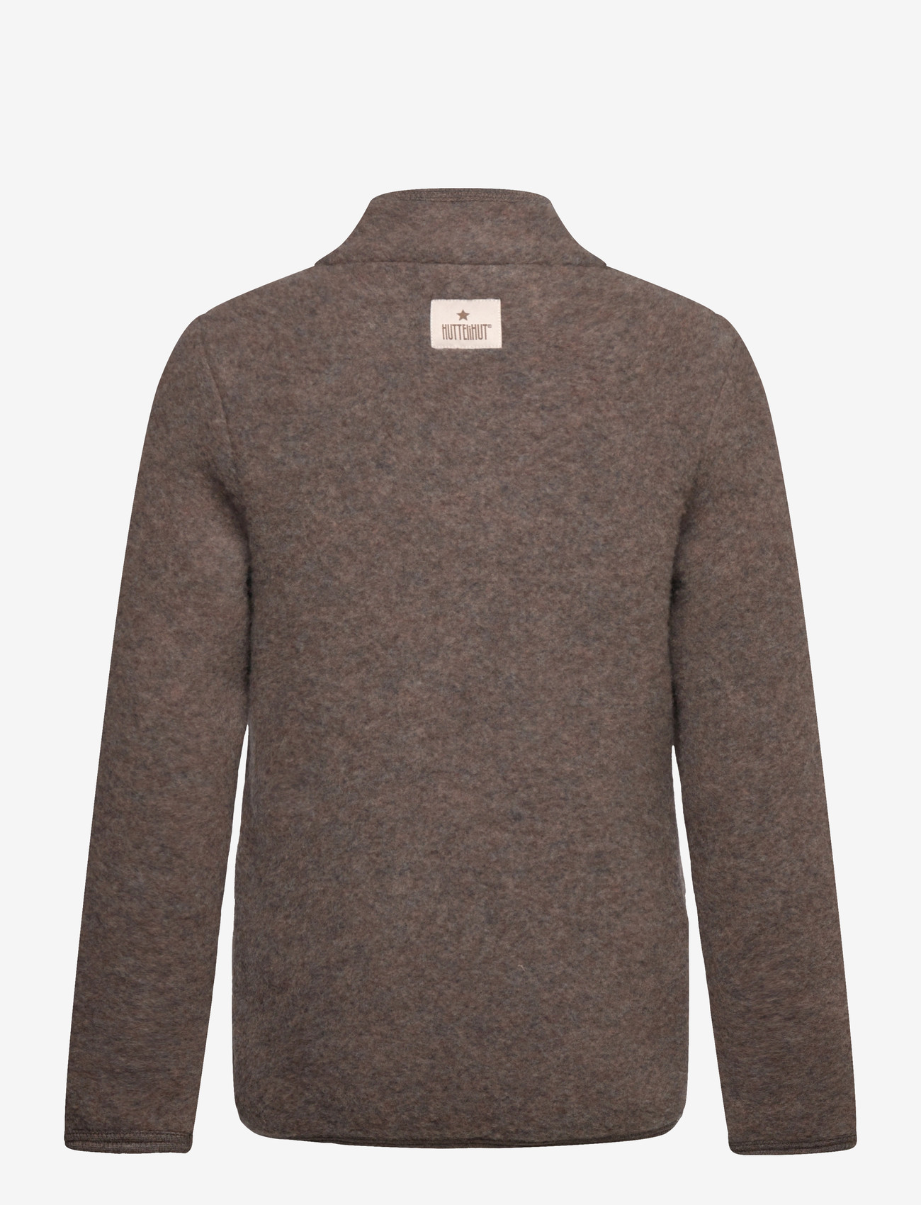 Huttelihut - Jacket Wool Fleece - brown melange - 1
