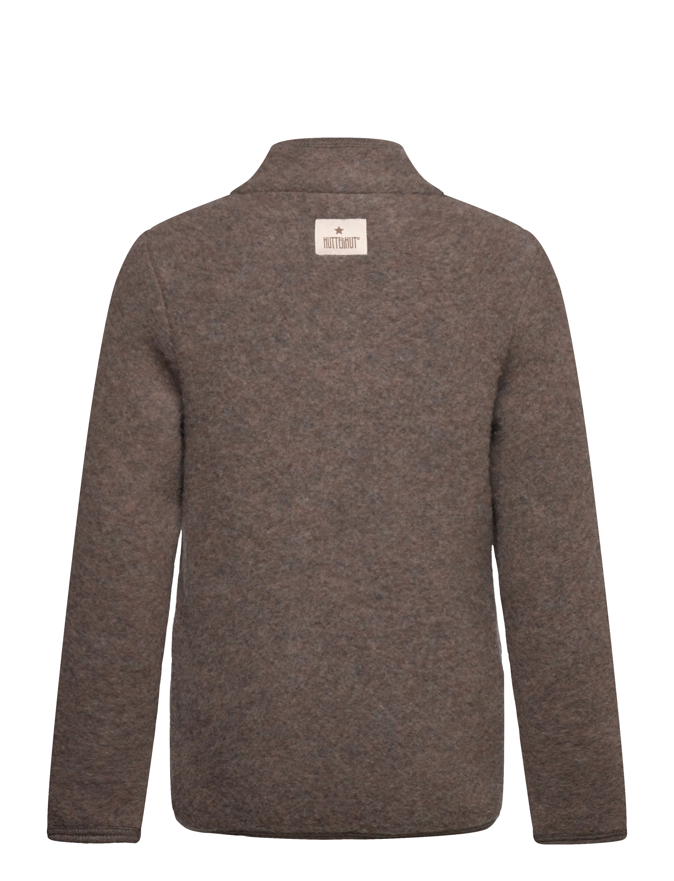 Huttelihut - Jacket Wool Fleece - brown melange - 1