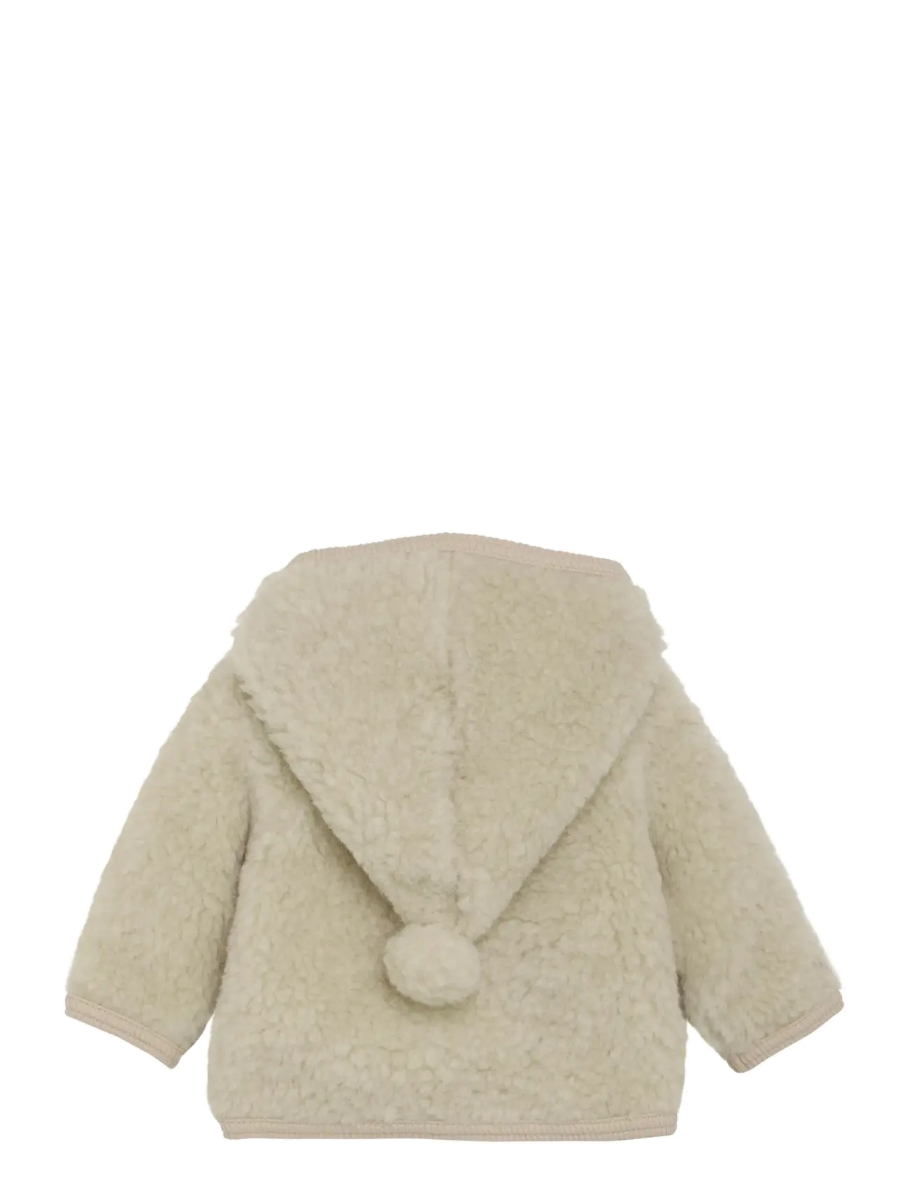 Huttelihut - Jacket Pixie Wool Teddy w. Lin - cement - 2