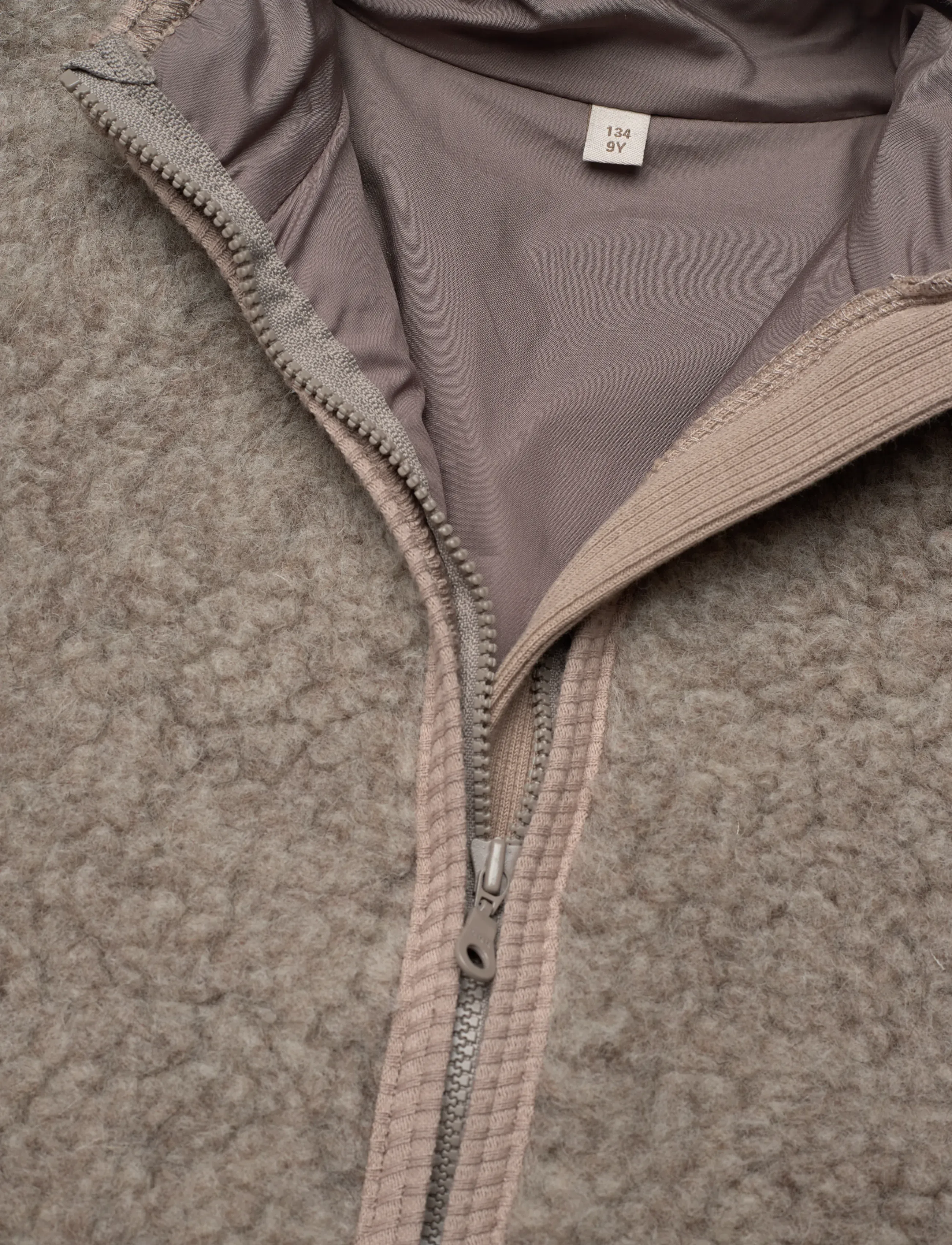 Huttelihut - Jacket Wool Teddy w. Lining - herbstjacken - camel melange - 5