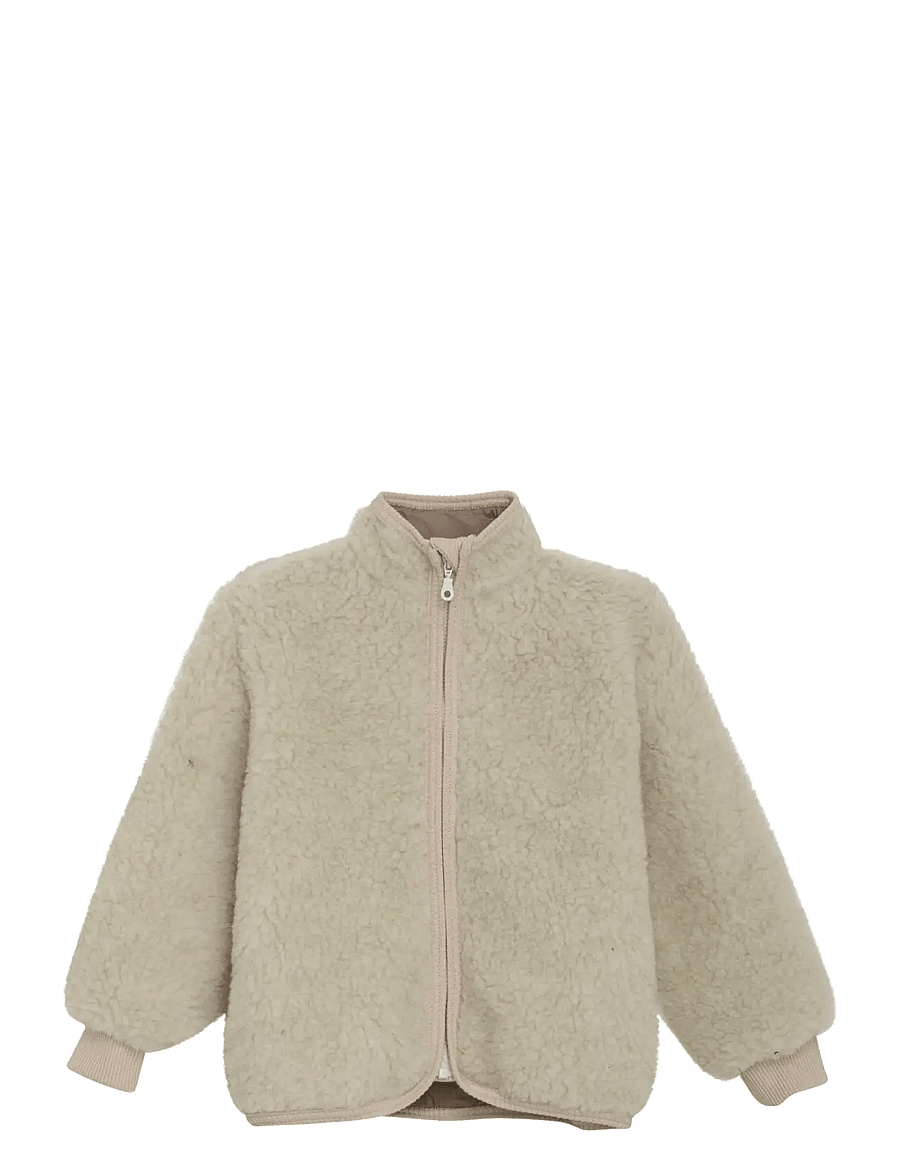 Huttelihut - Jacket Wool Teddy w. Lining - veste polaire - cement - 1