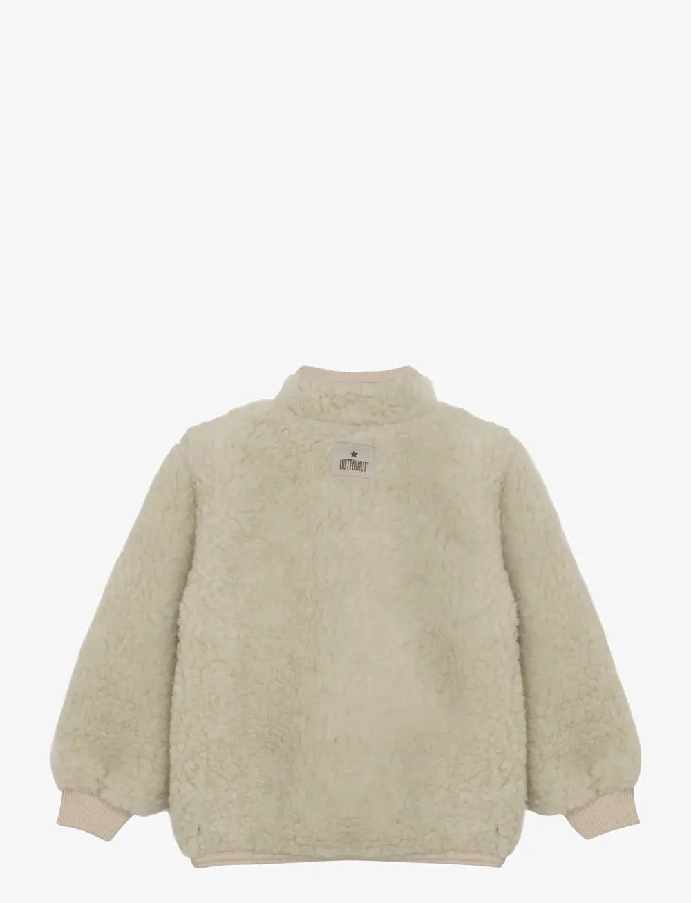 Huttelihut - Jacket Wool Teddy w. Lining - fleecejakker - cement - 2