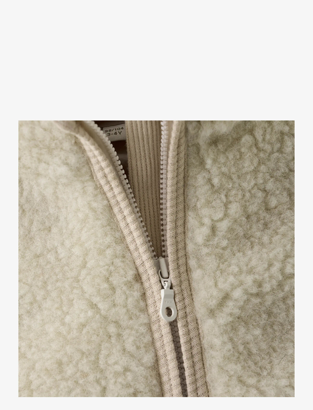 Huttelihut - Jacket Wool Teddy w. Lining - herbstjacken - cement - 2