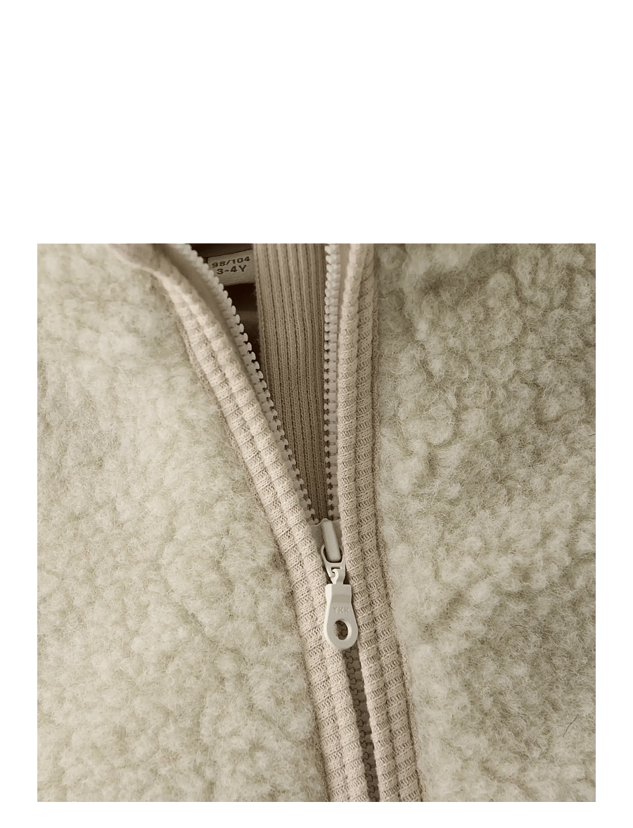 Huttelihut - Jacket Wool Teddy w. Lining - veste polaire - cement - 3