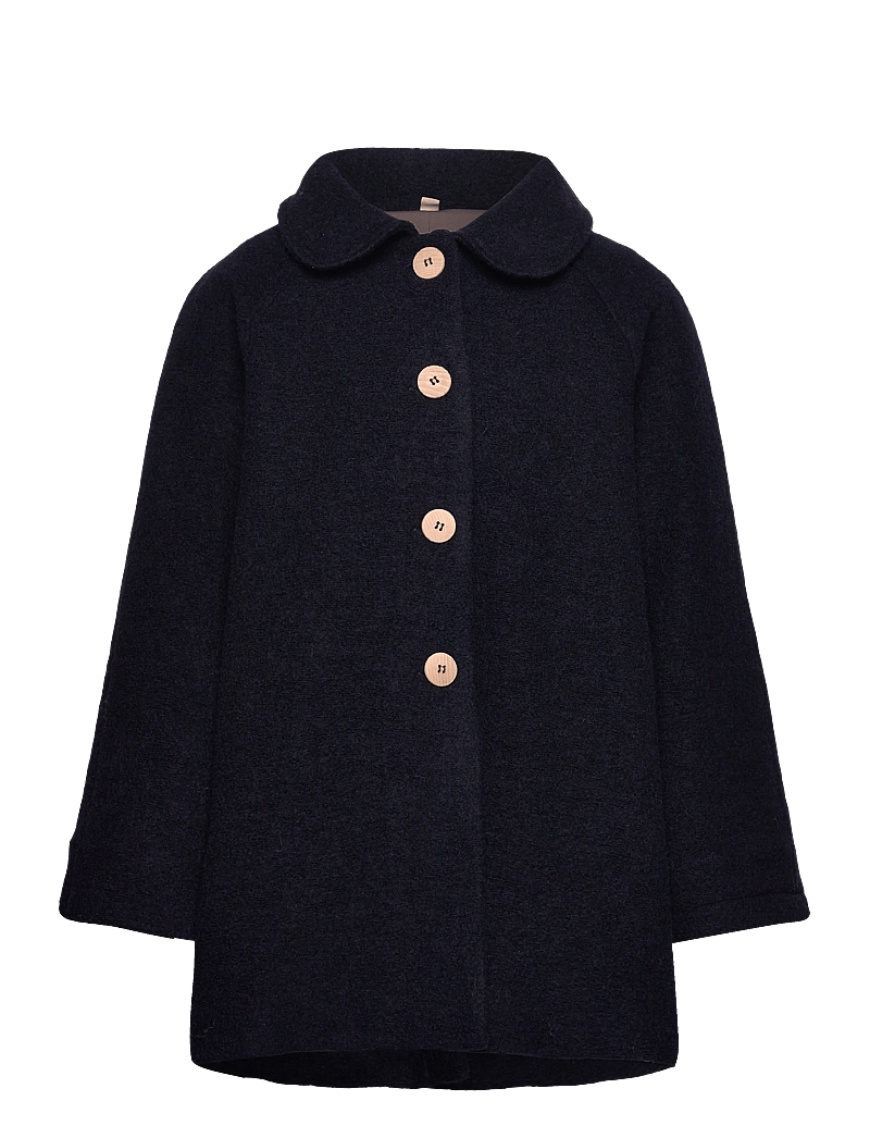 Huttelihut - Coat Wool w. Lining - mäntel - dark navy - 0