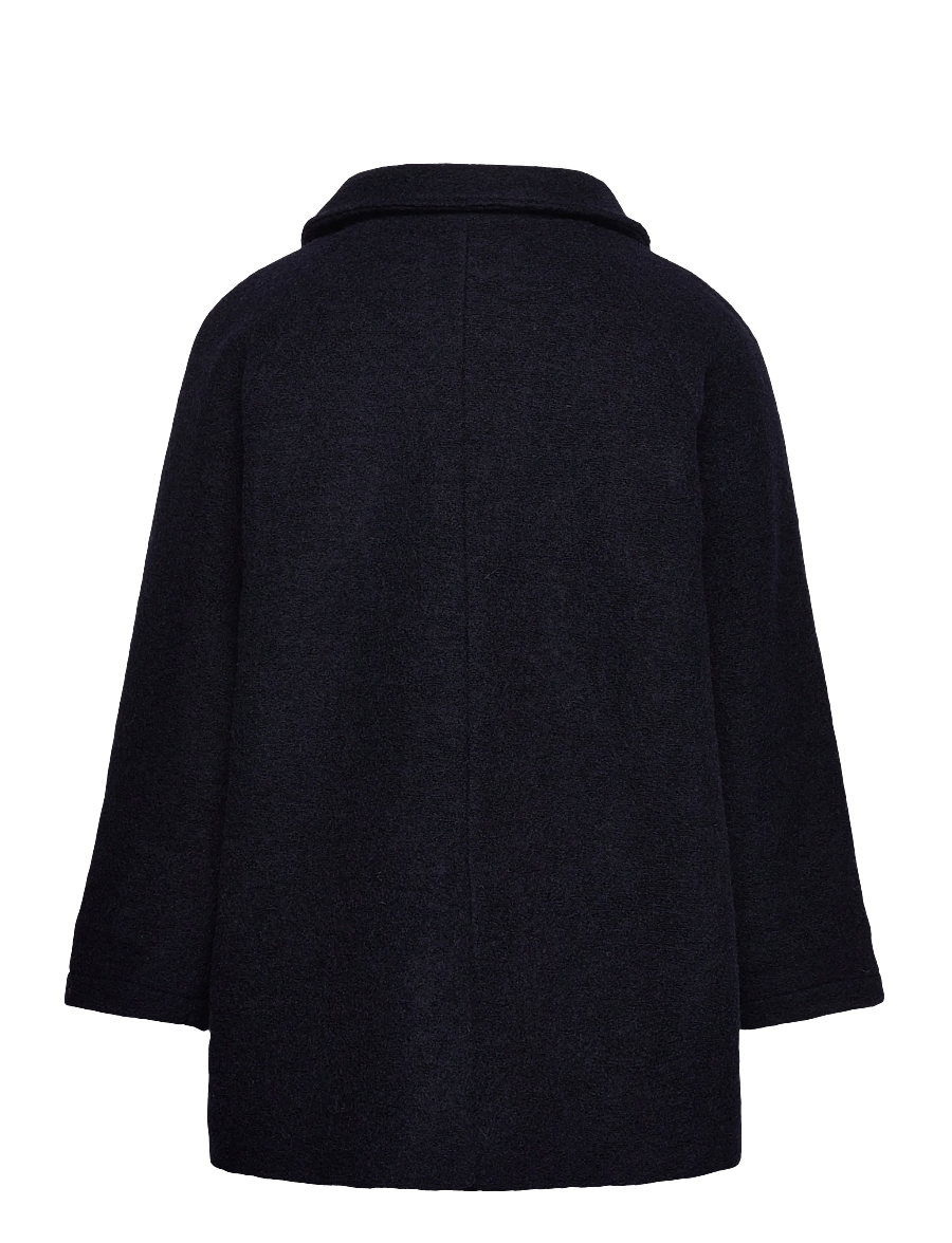 Huttelihut - Coat Wool w. Lining - frakker - dark navy - 1