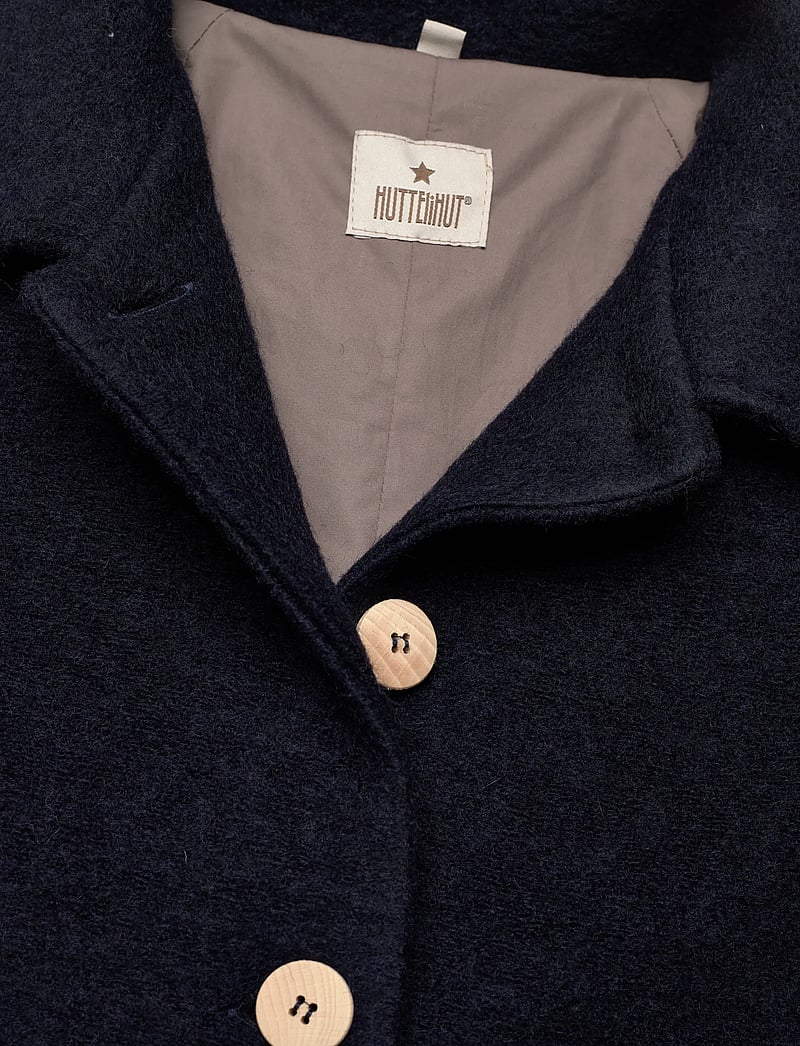 Huttelihut - Coat Wool w. Lining - mäntel - dark navy - 2