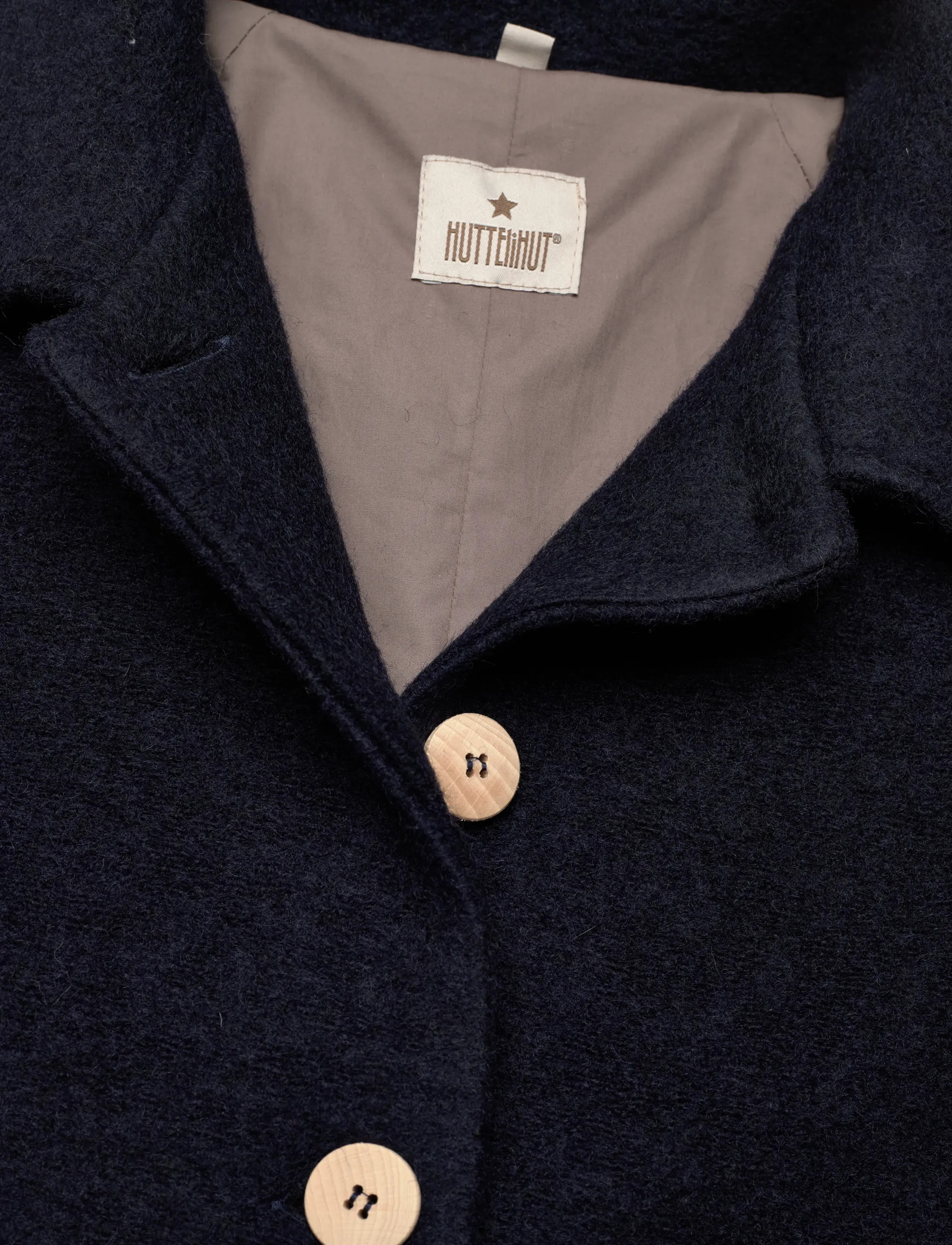 Huttelihut - Coat Wool w. Lining - herbstjacken - dark navy - 2