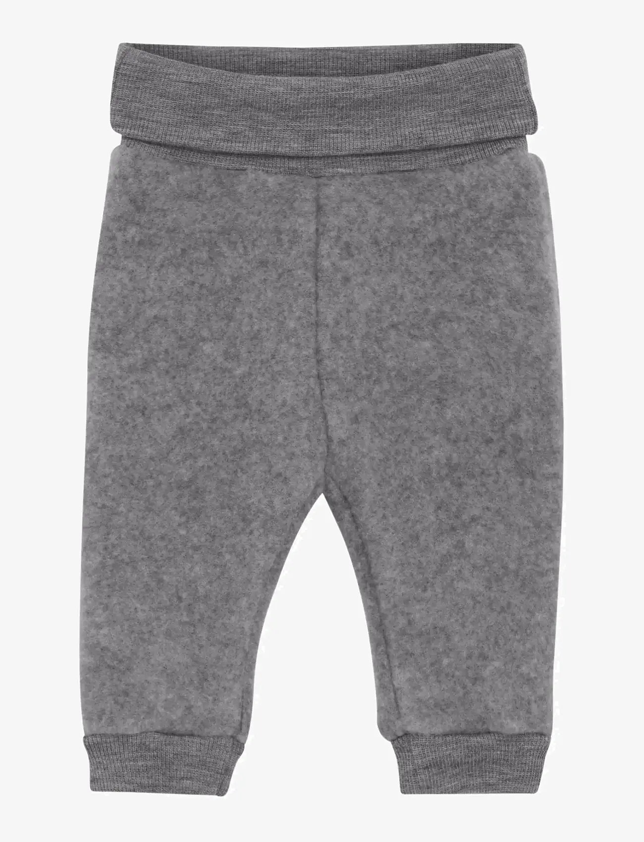 Huttelihut - Pants Wool Fleece - medium grey melange - 1
