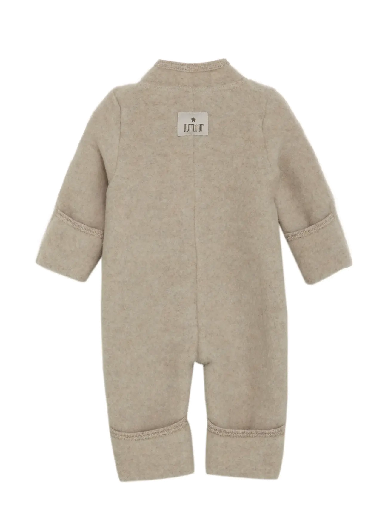 Huttelihut - Pram Suit Wool Fleece - camel melange - 1