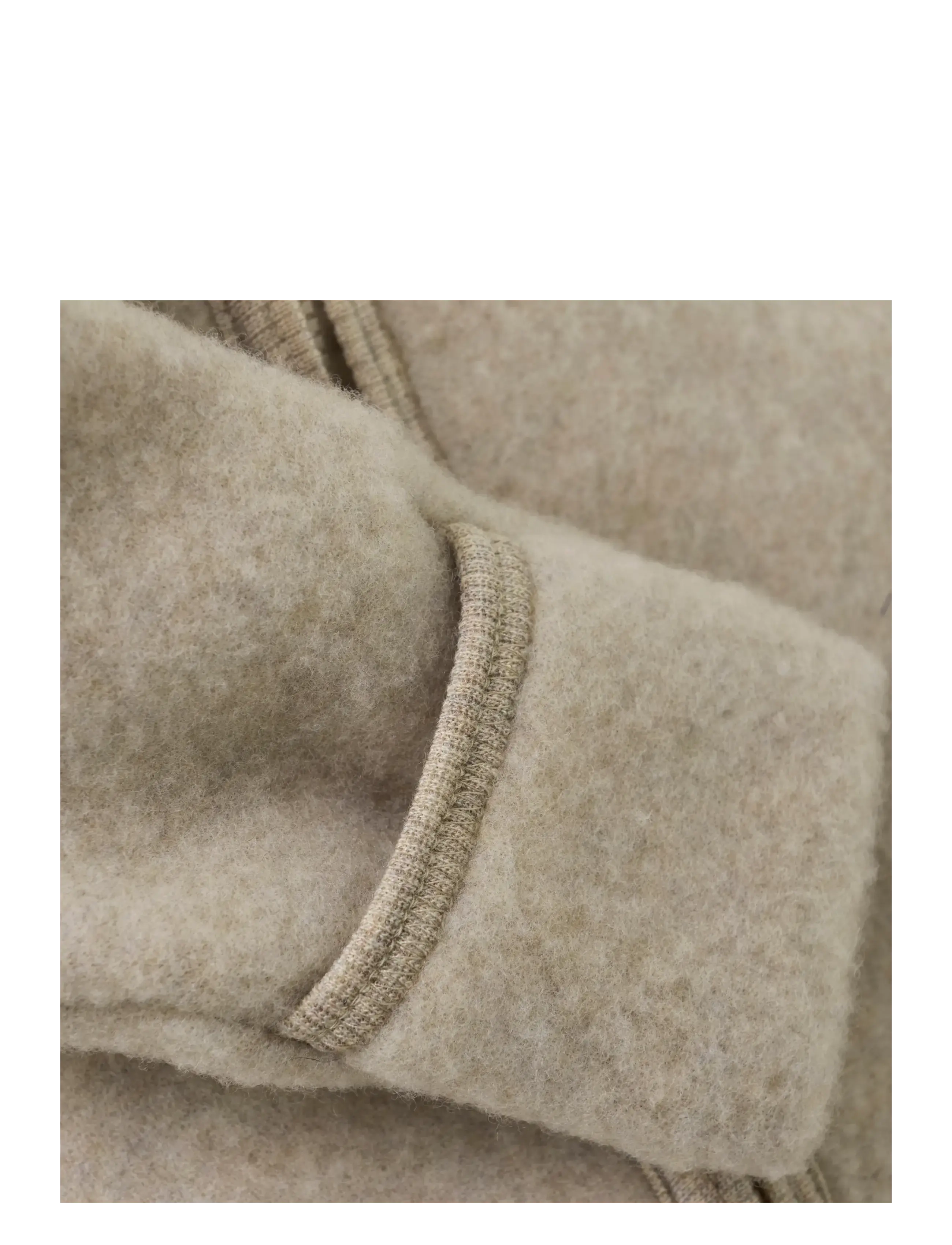 Huttelihut - Pram Suit Wool Fleece - camel melange - 2